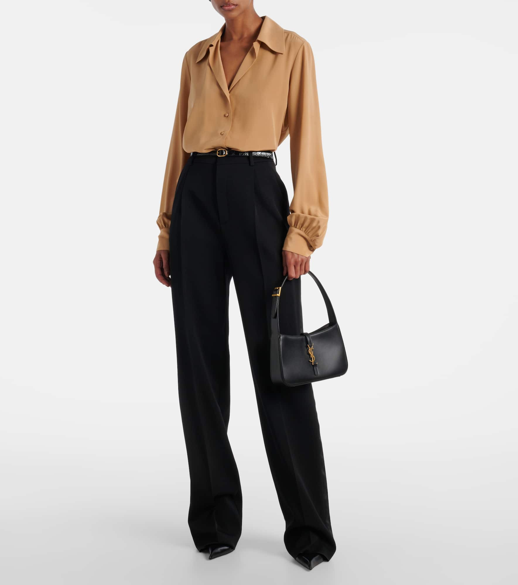 Le 5 à 7 leather shoulder bag - 5