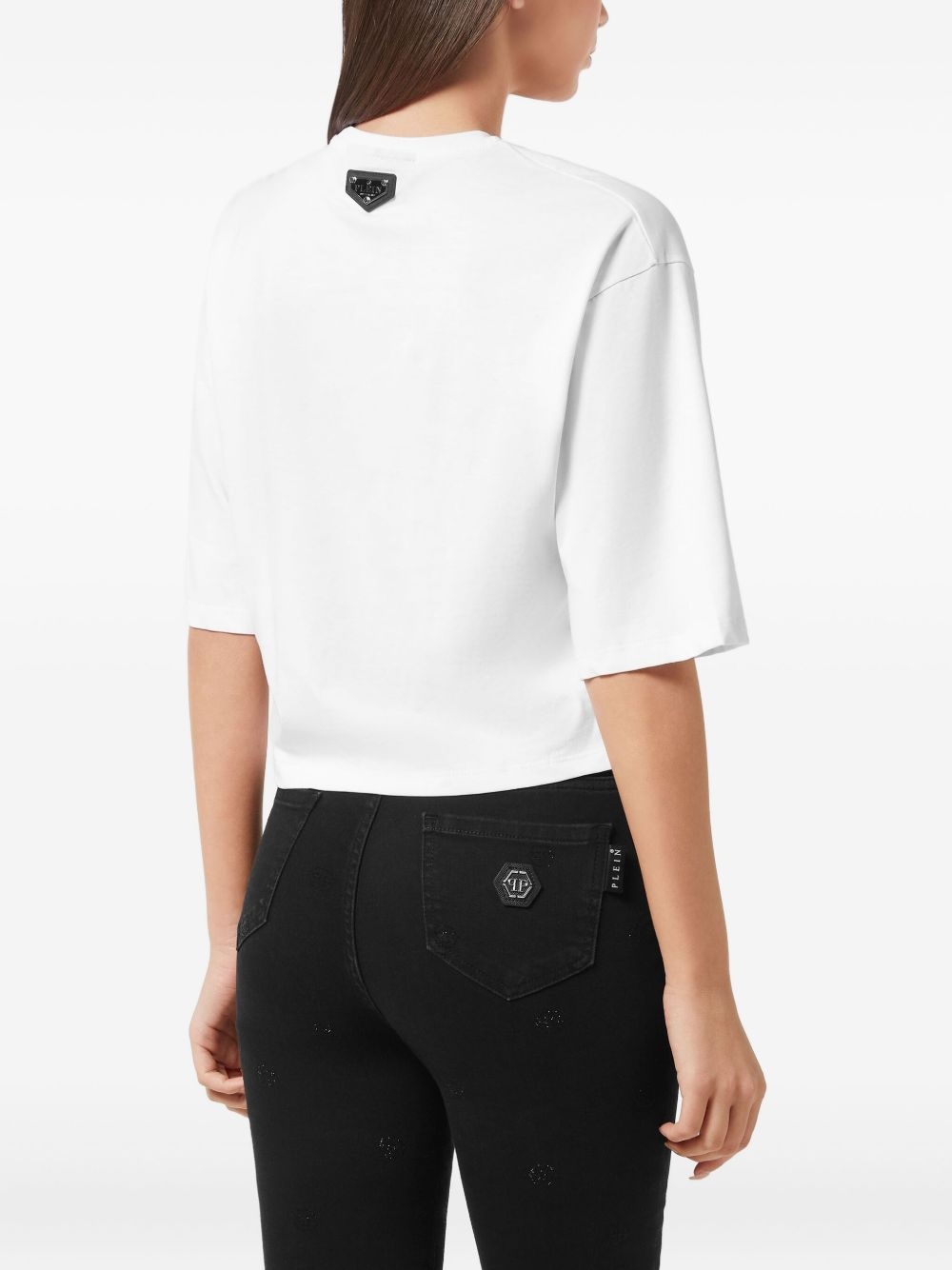 Teddy cropped T-shirt - 4