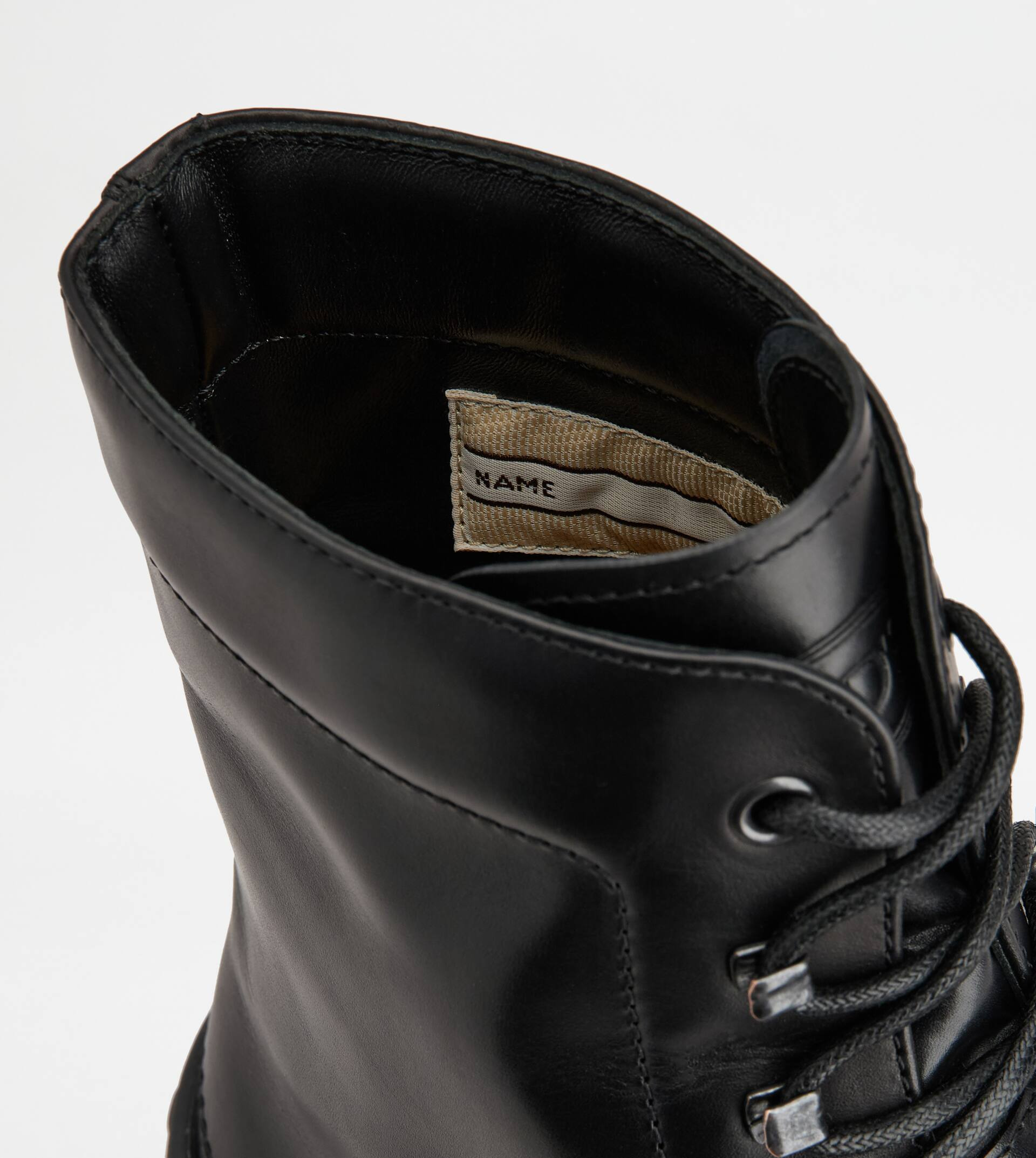 WINTER GOMMINO ANKLE BOOTS IN LEATHER - BLACK - 6
