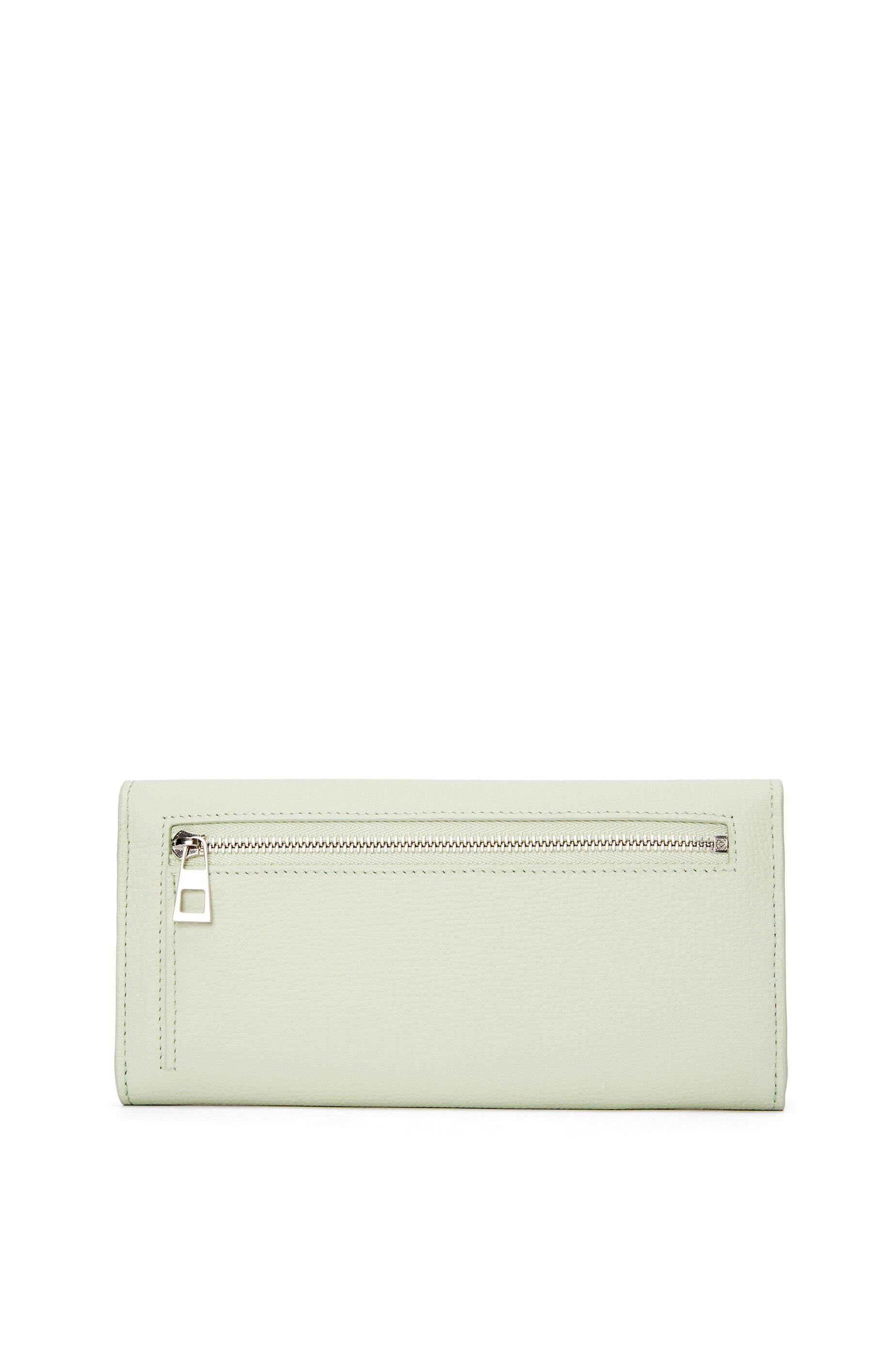 Anagram continental wallet in pebble grain calfskin - 4