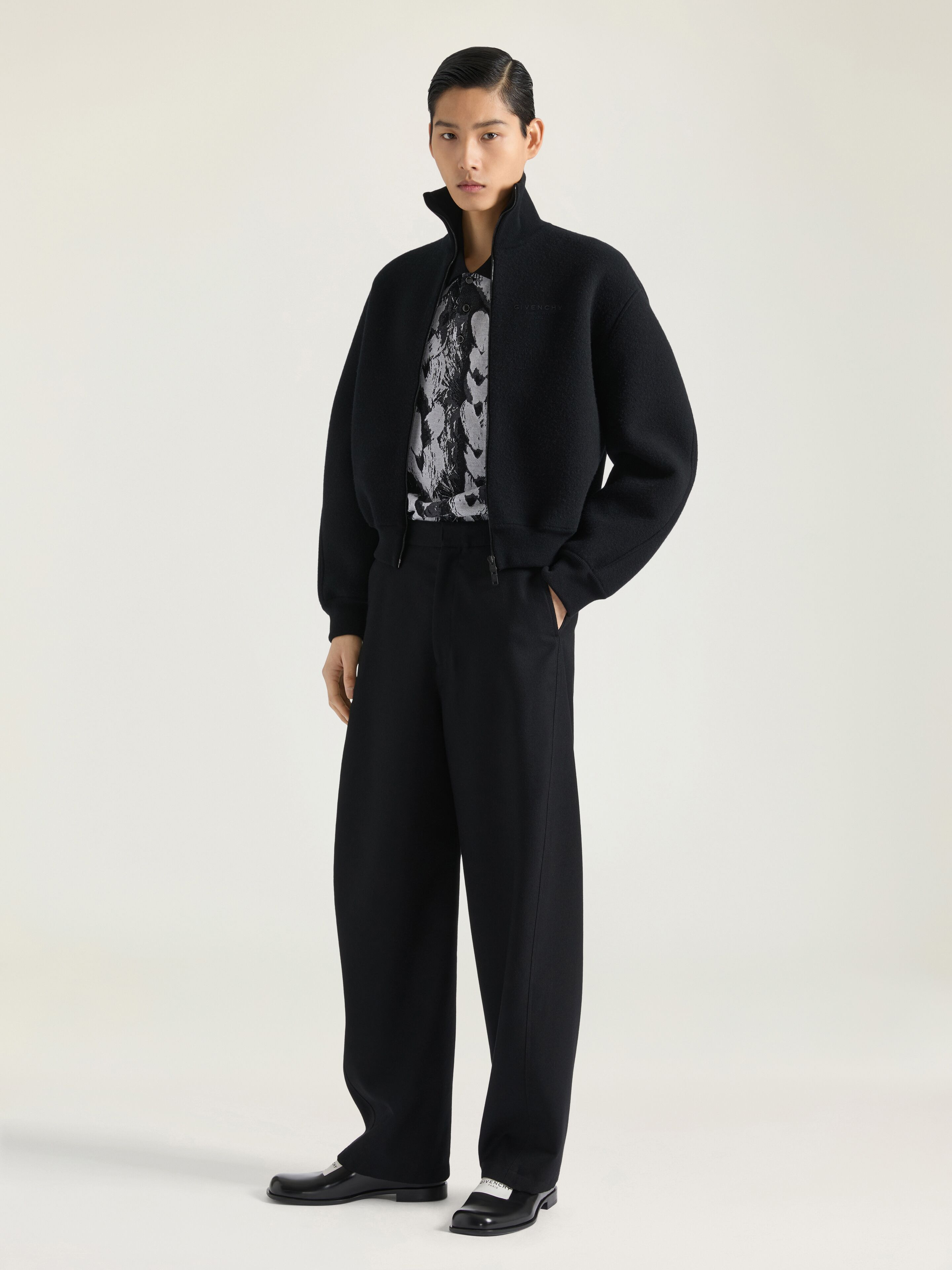 COUTURE SEAM TROUSERS IN FLANNEL - 4