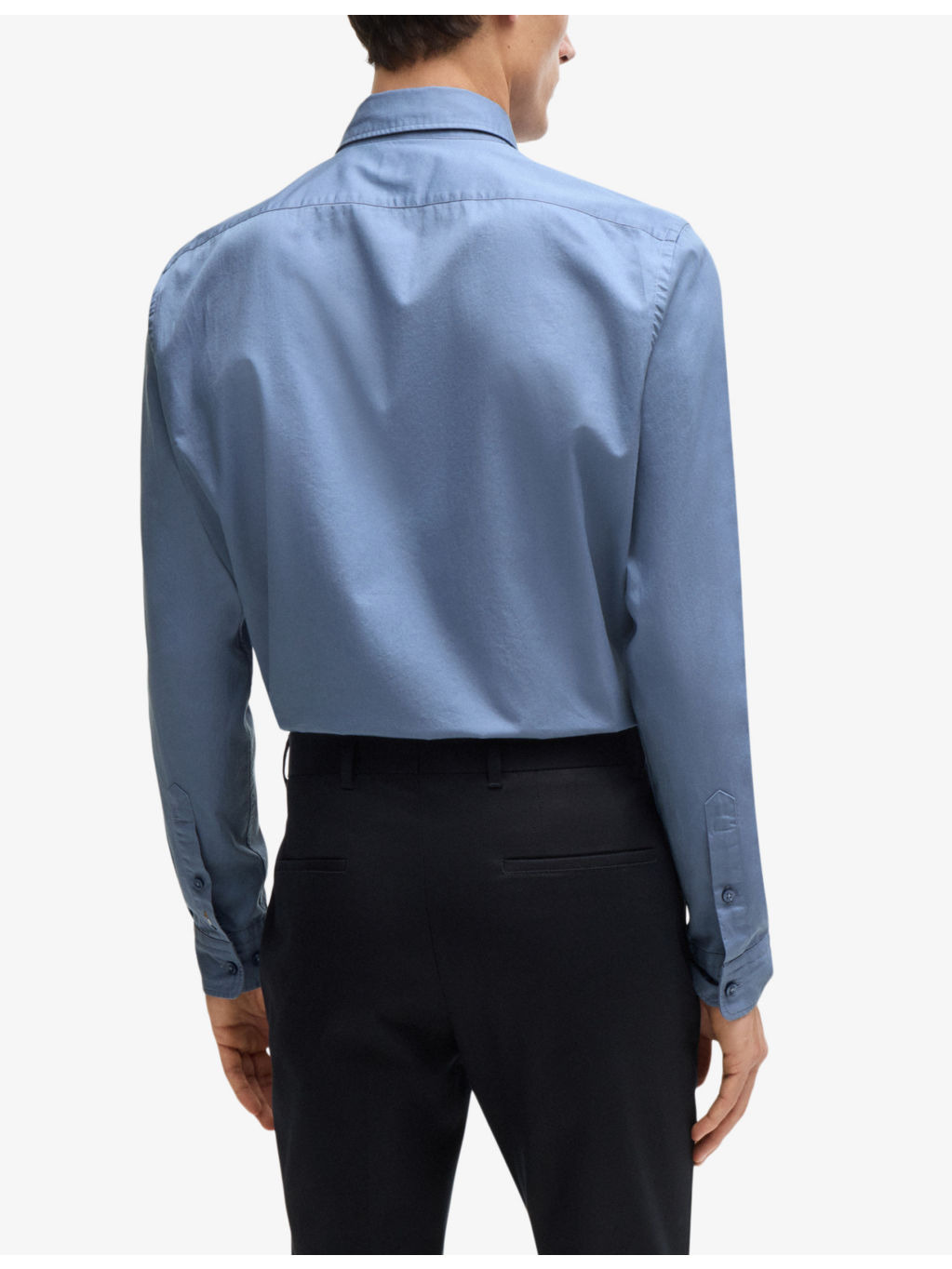 Regular-fit logo-embroidered cotton-twill shirt - 4