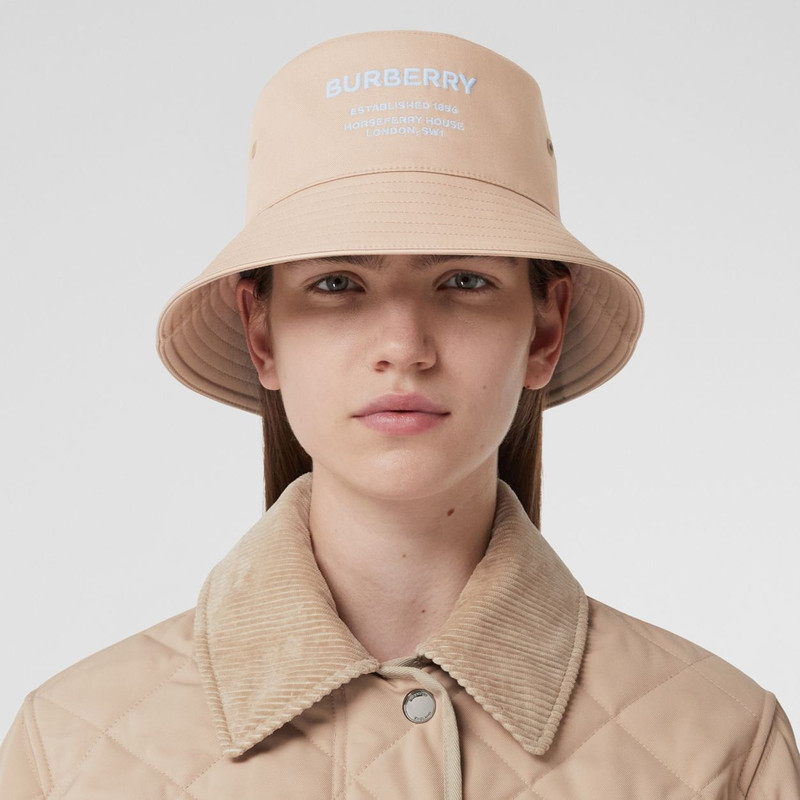 Burberry Horseferry Motif Bucket Hat outlook