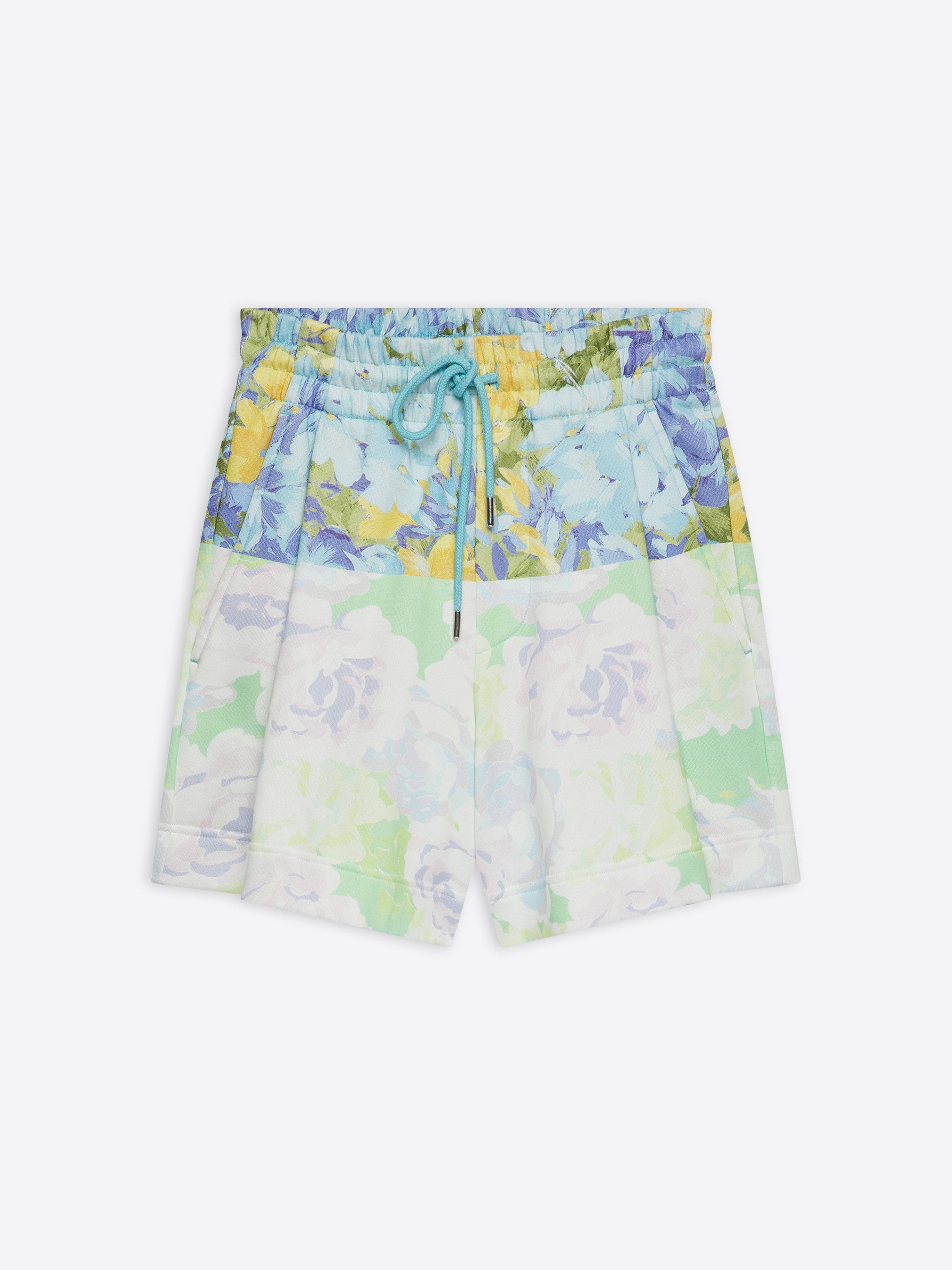 FLORAL COTTON SHORTS - 1