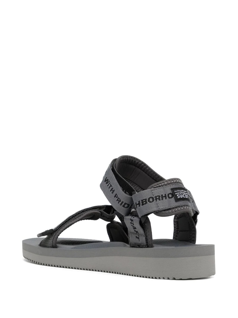 x Neighborhood logo-strap sandals - 3