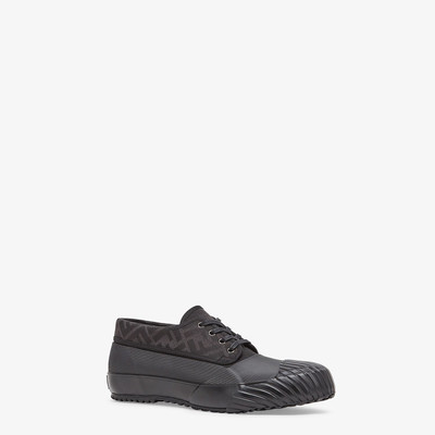 FENDI Low-tops in canvas and black rubber outlook