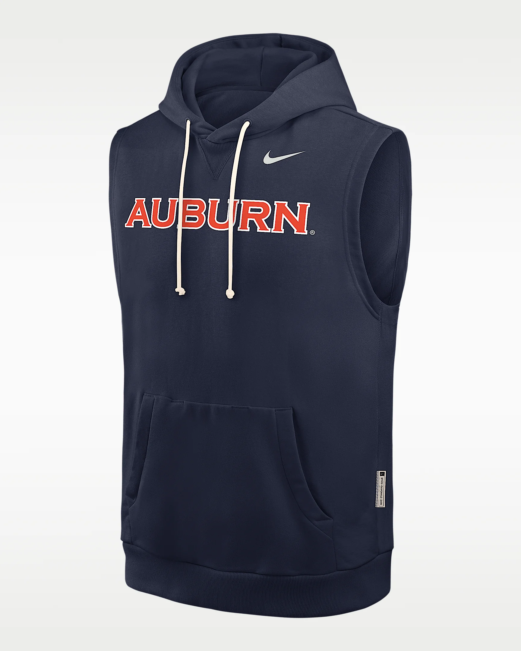 Auburn Sideline Men's Nike Dri-FIT College Sleeveless Pullover Hoodie - 1
