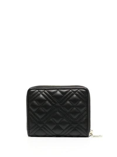 Moschino quilted zip-up purse outlook