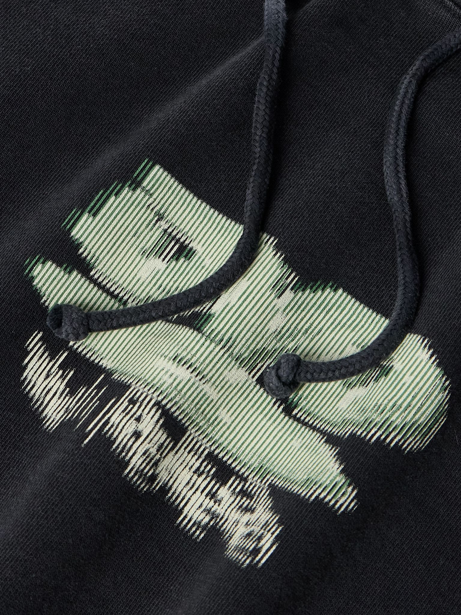 DVD Oversized Printed Cotton-Jersey Hoodie Black - 4