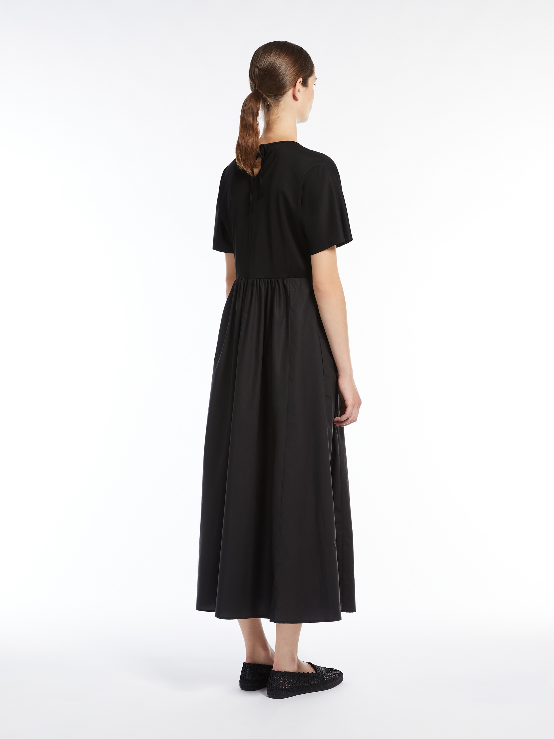 BRONZO Wide jersey dress - 4