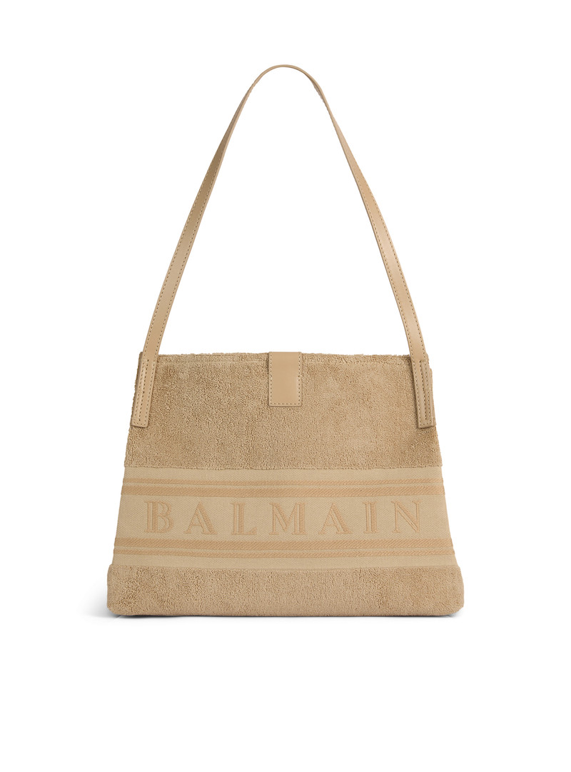 Small Release tote bag in cotton bouclé 1