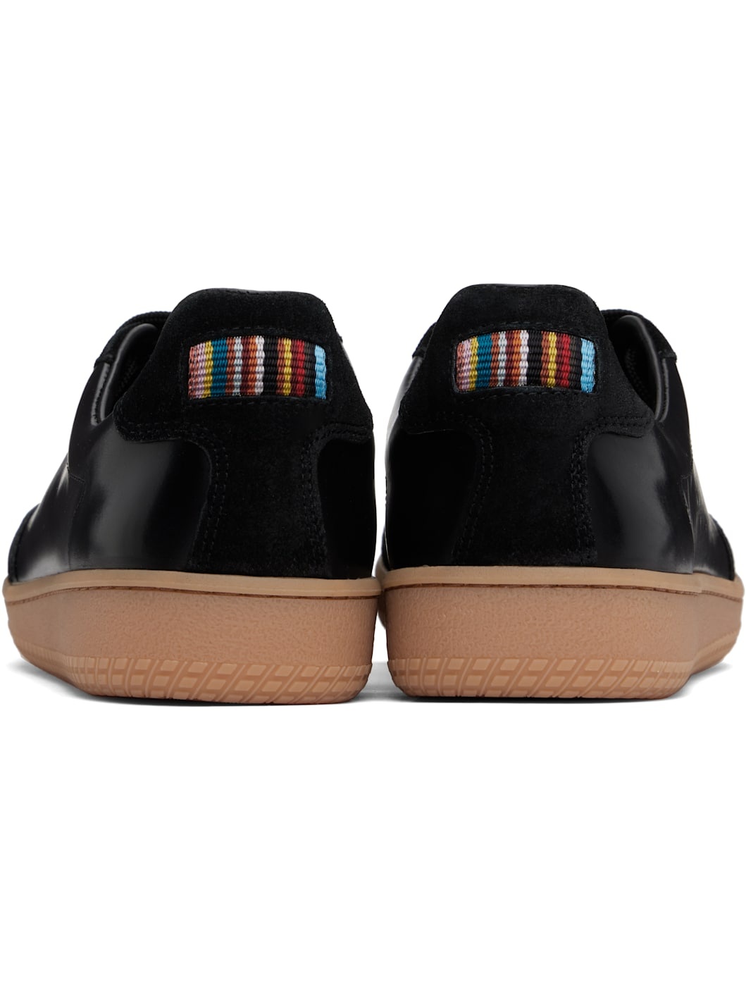 Black Leather Como Sneakers - 2