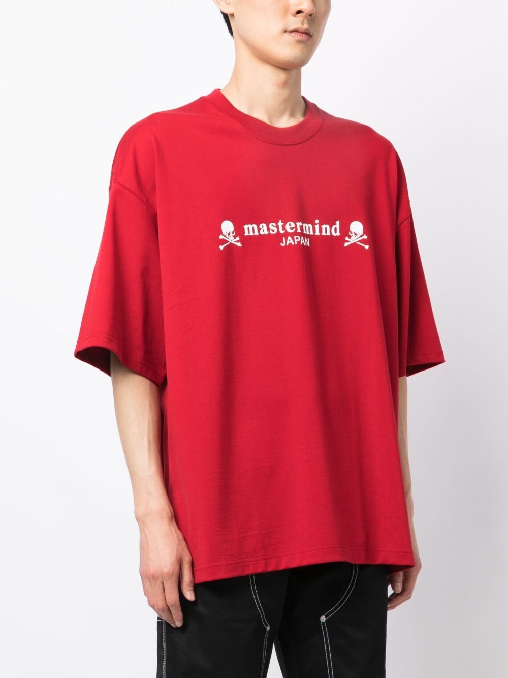 logo-print cotton T-shirt - 4