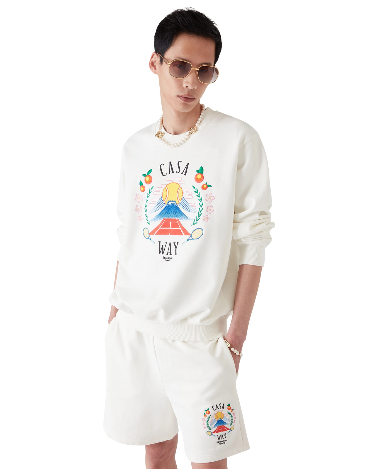 スウェット・トレーナー Casablanca 'Casa Way Mountain' sweatshirt CASABLANCA Casa Way Mountain Sweatshirt | Casablanca Paris