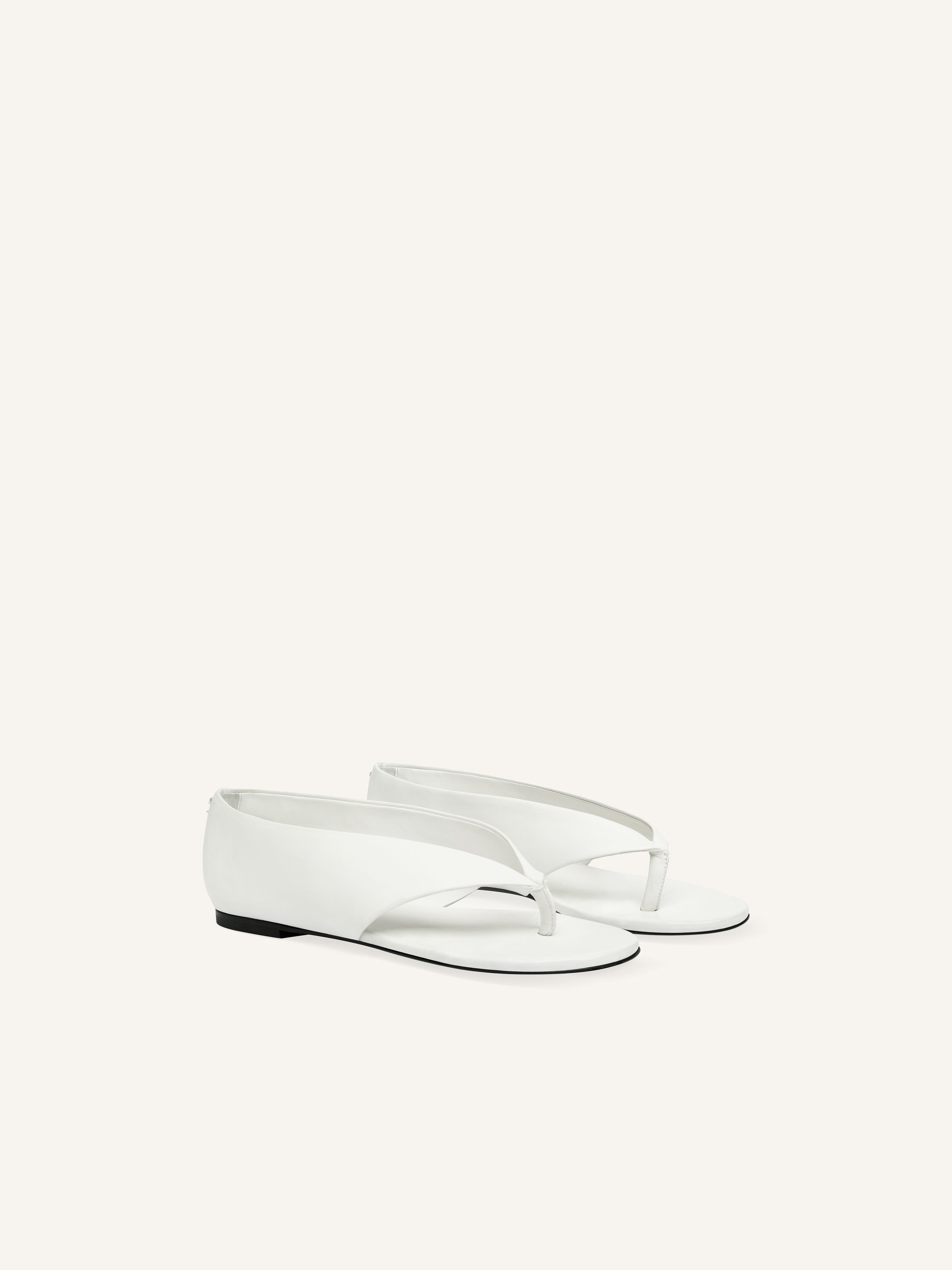 OPENED LEATHER BALLERINAS - 2