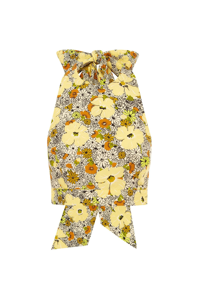 Orange Blossom Halter Neck Top 1