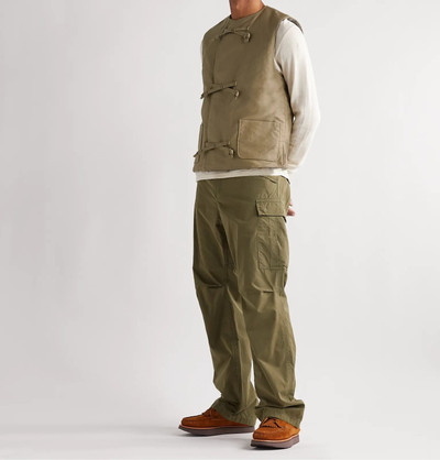 Chimala Reversible Cotton-Twill and Faux Shearling Gilet outlook