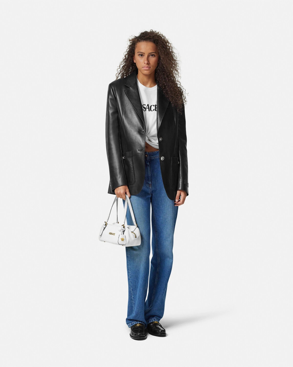 Versace Tag Bowling Bag - 3