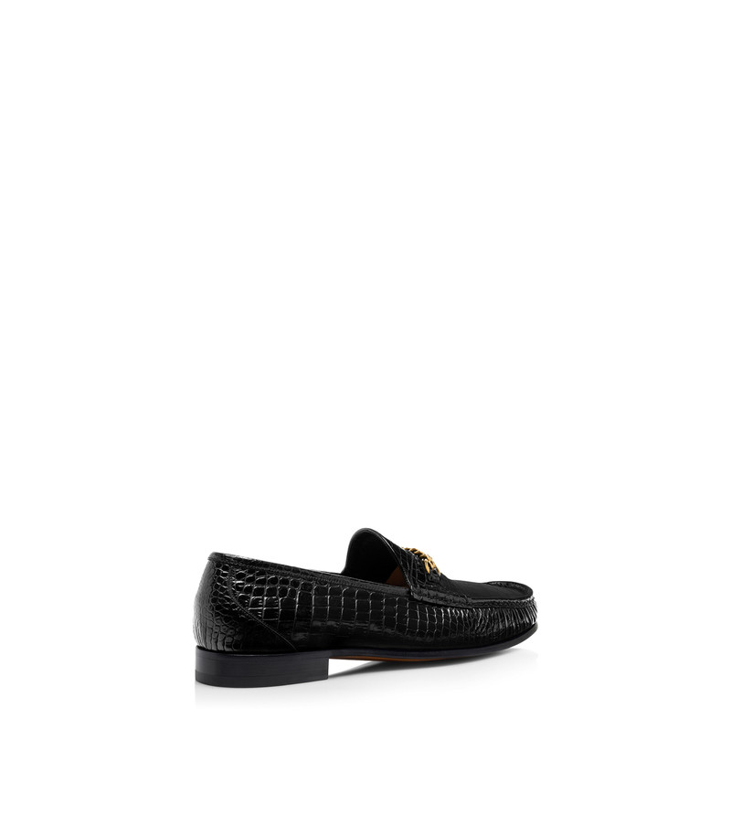 PRINTED CROC YORK CHAIN LOAFER 3