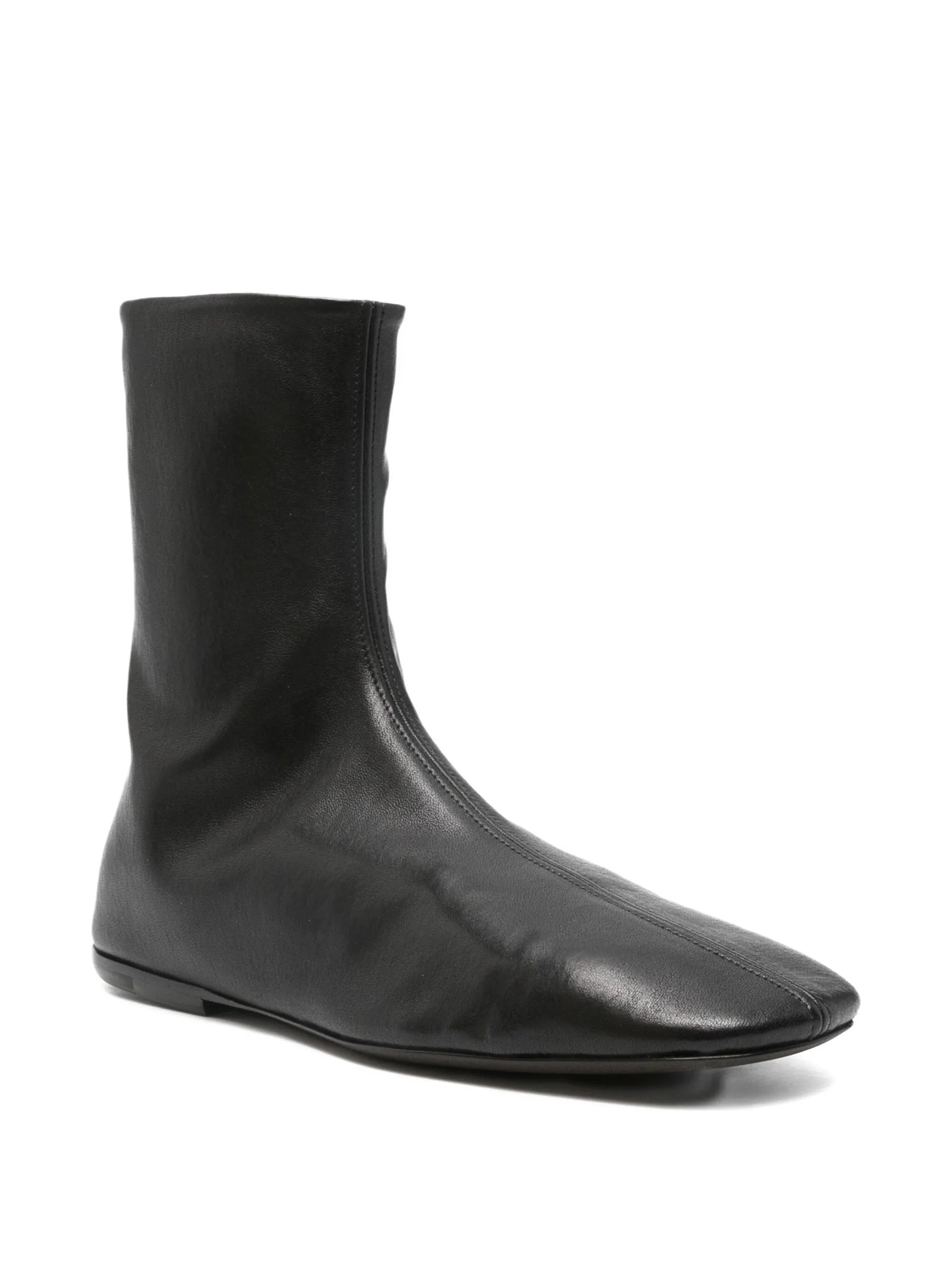 flat sole ankle boots - 2