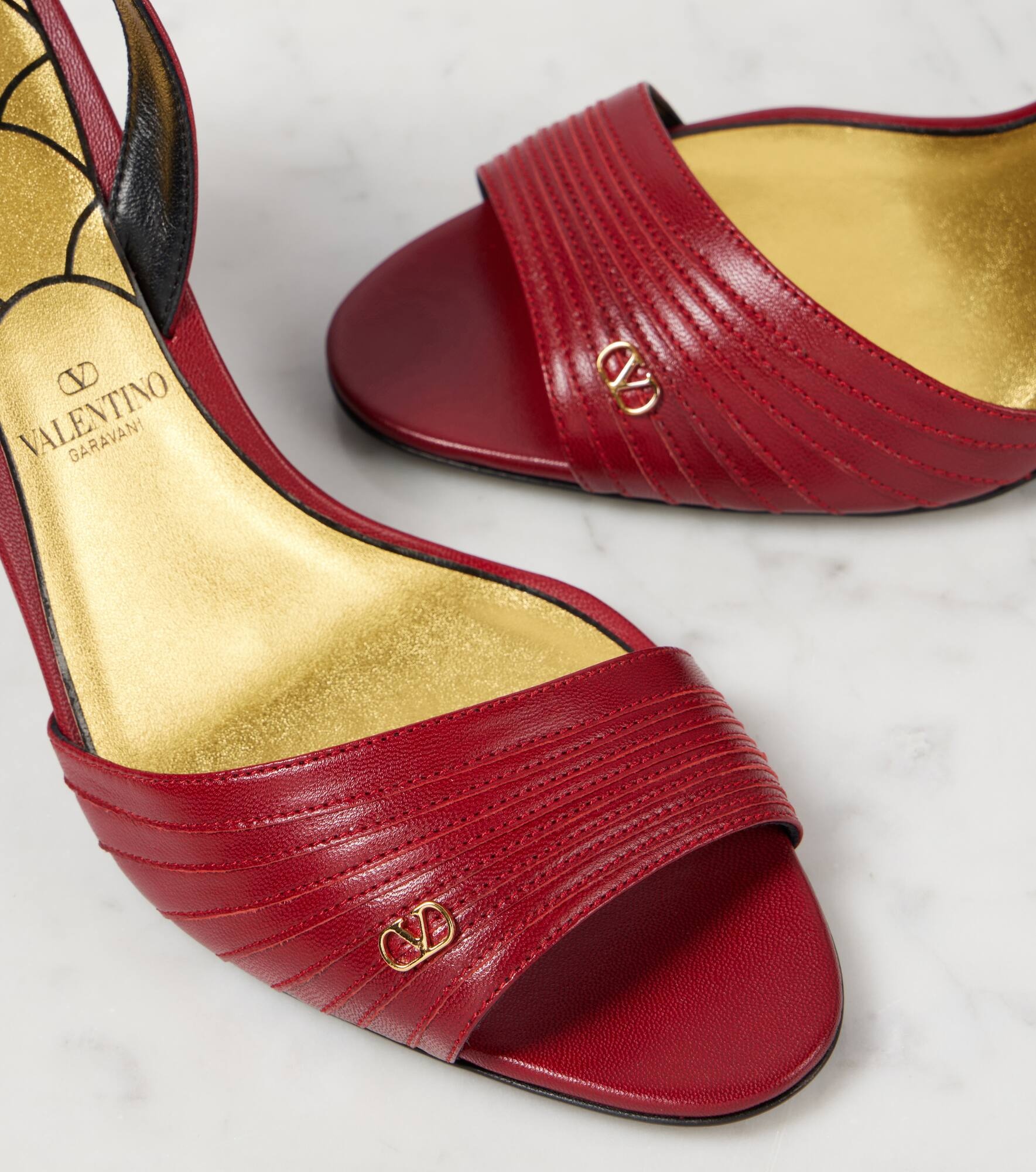 Ladycrush 85 leather sandals - 5