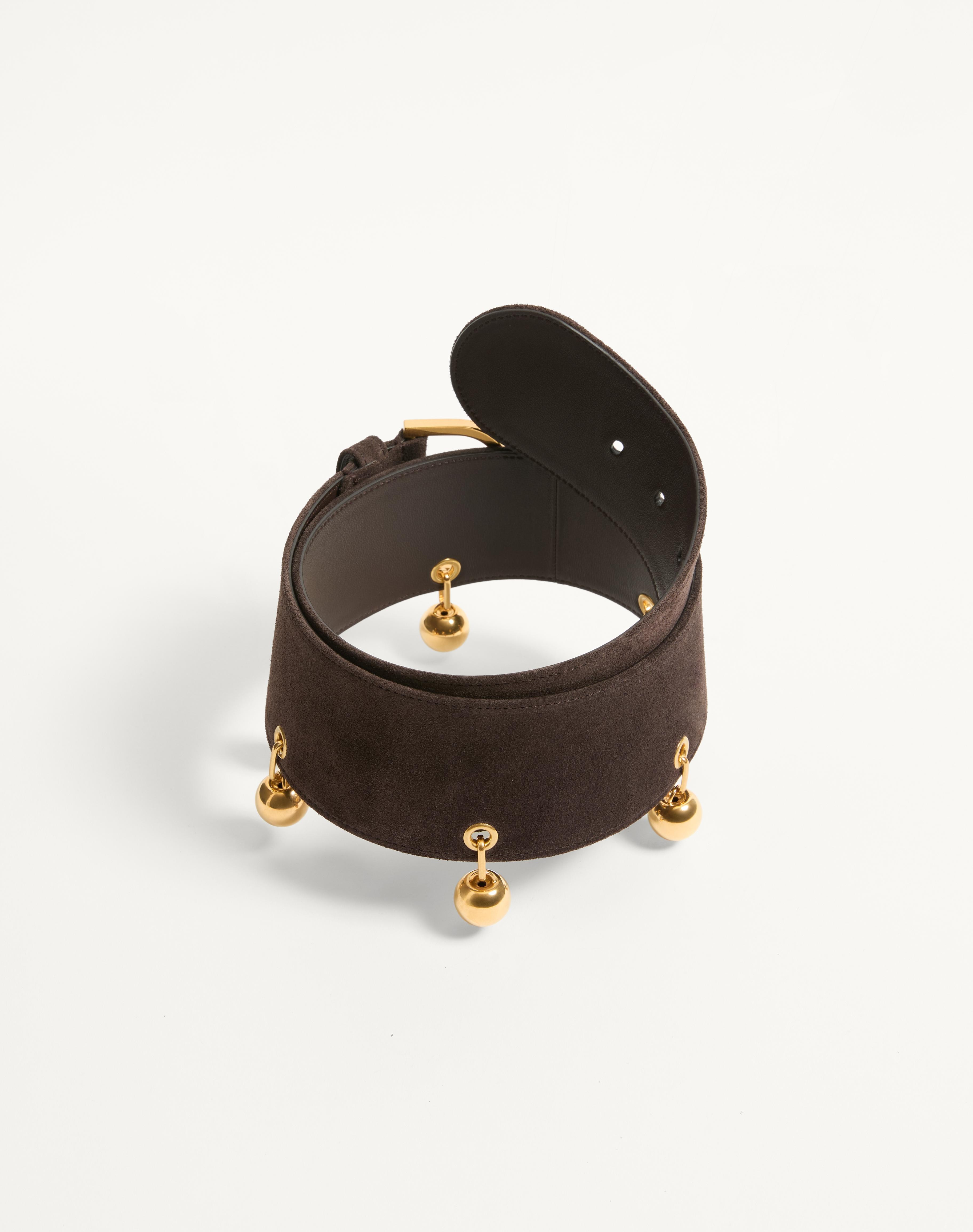 VLOGO SIGNATURE SUEDE BELT 65 MM - 3