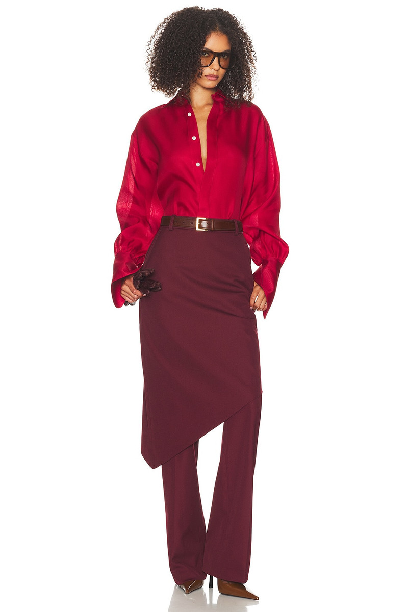 HELSA The Silk Gazar Shirt outlook