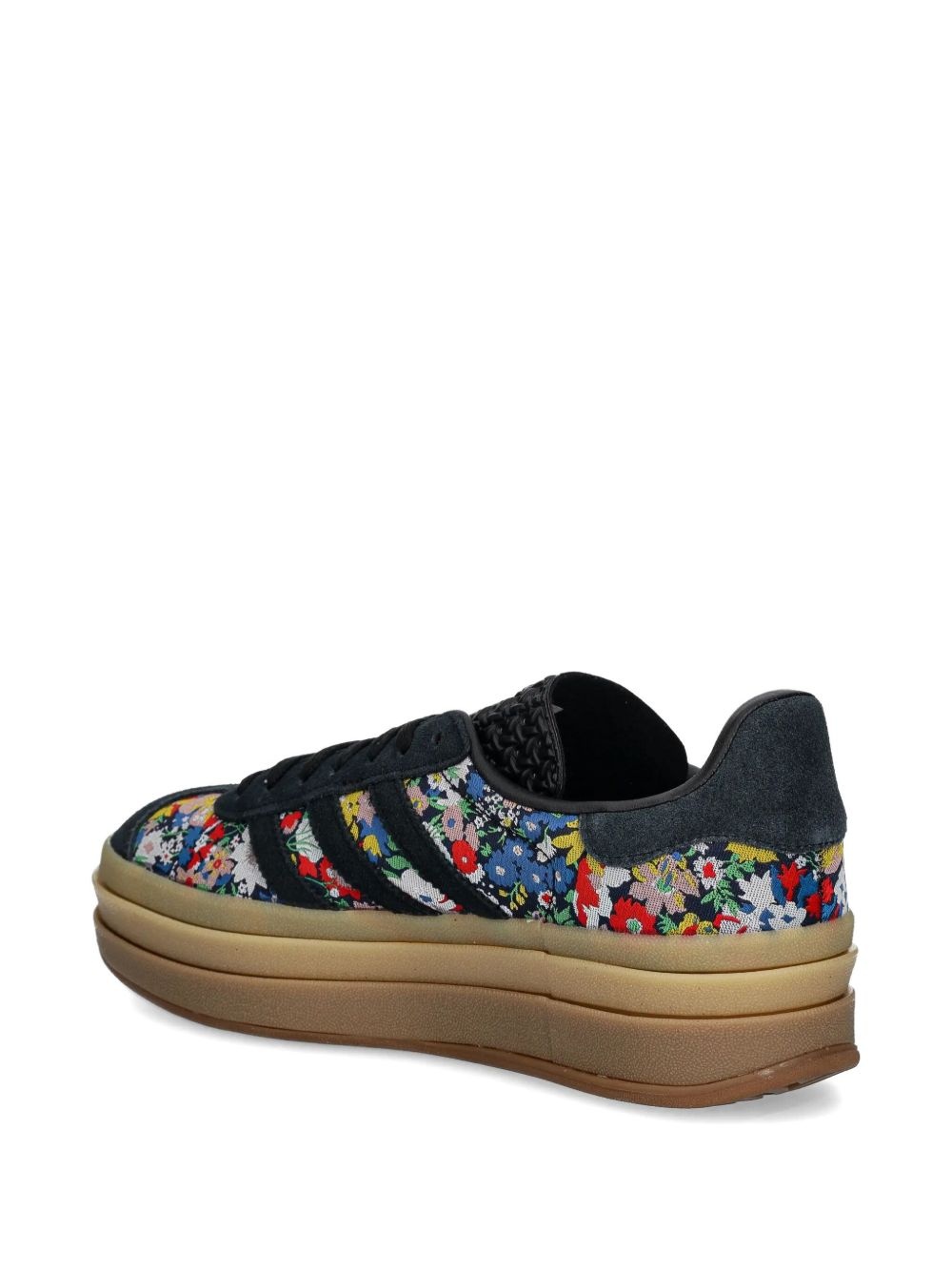 floral-print gazelle sneakers - 3