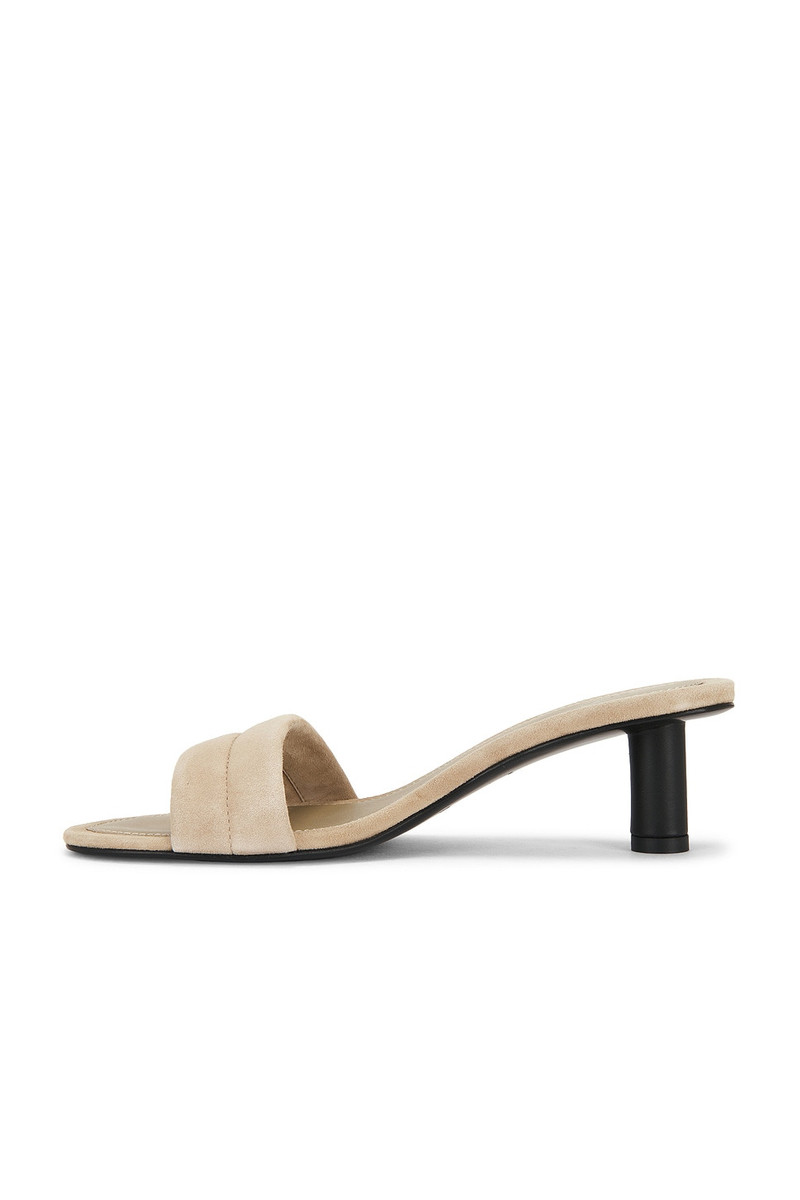 ST. AGNI Suede Stitch Detail Heel outlook