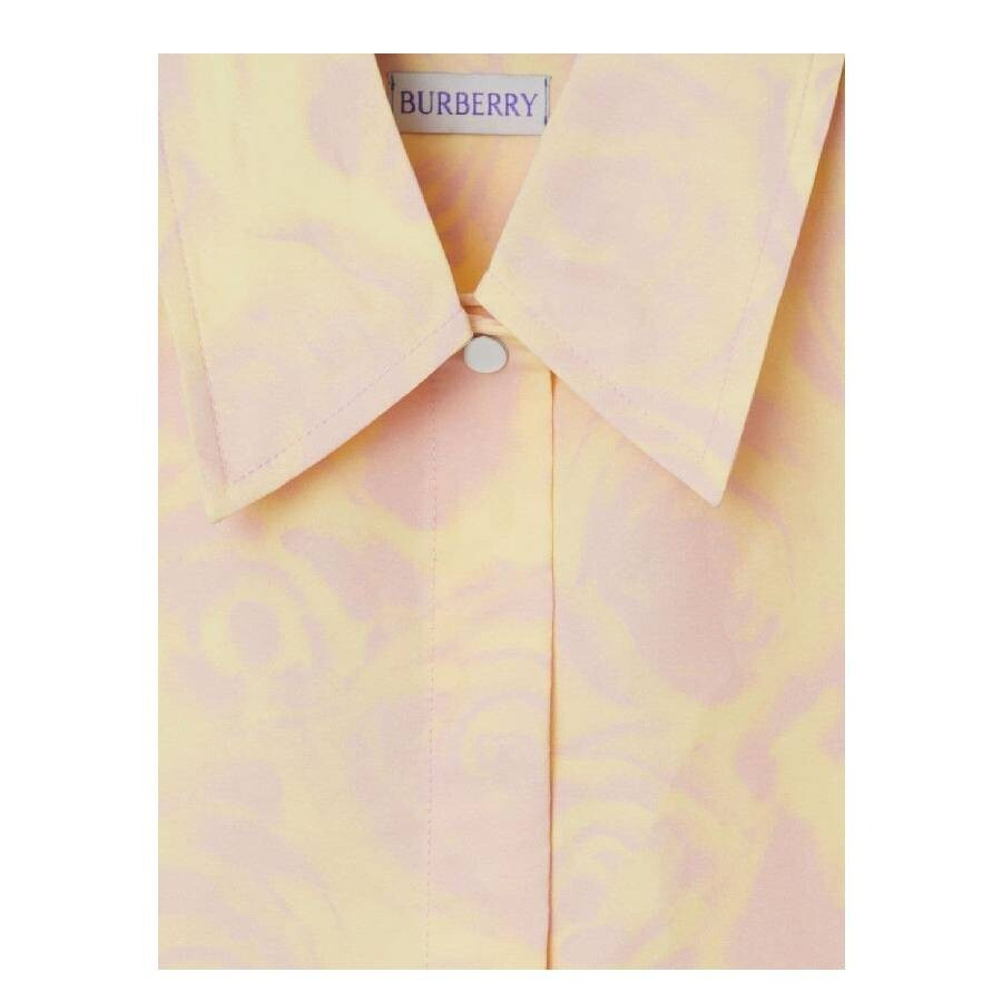 Burberry Taffeta Shirt With Floral Print - 7