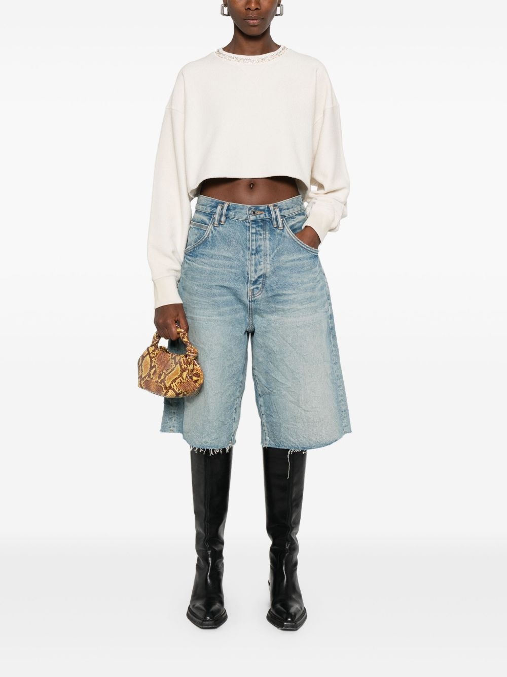 cropped sweater - 2