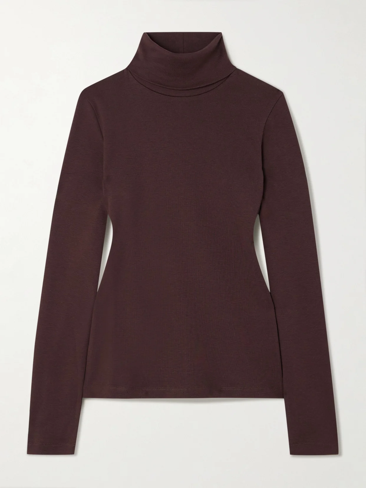 Dinah Ribbed Organic Cotton-jersey Turtleneck Top - 1