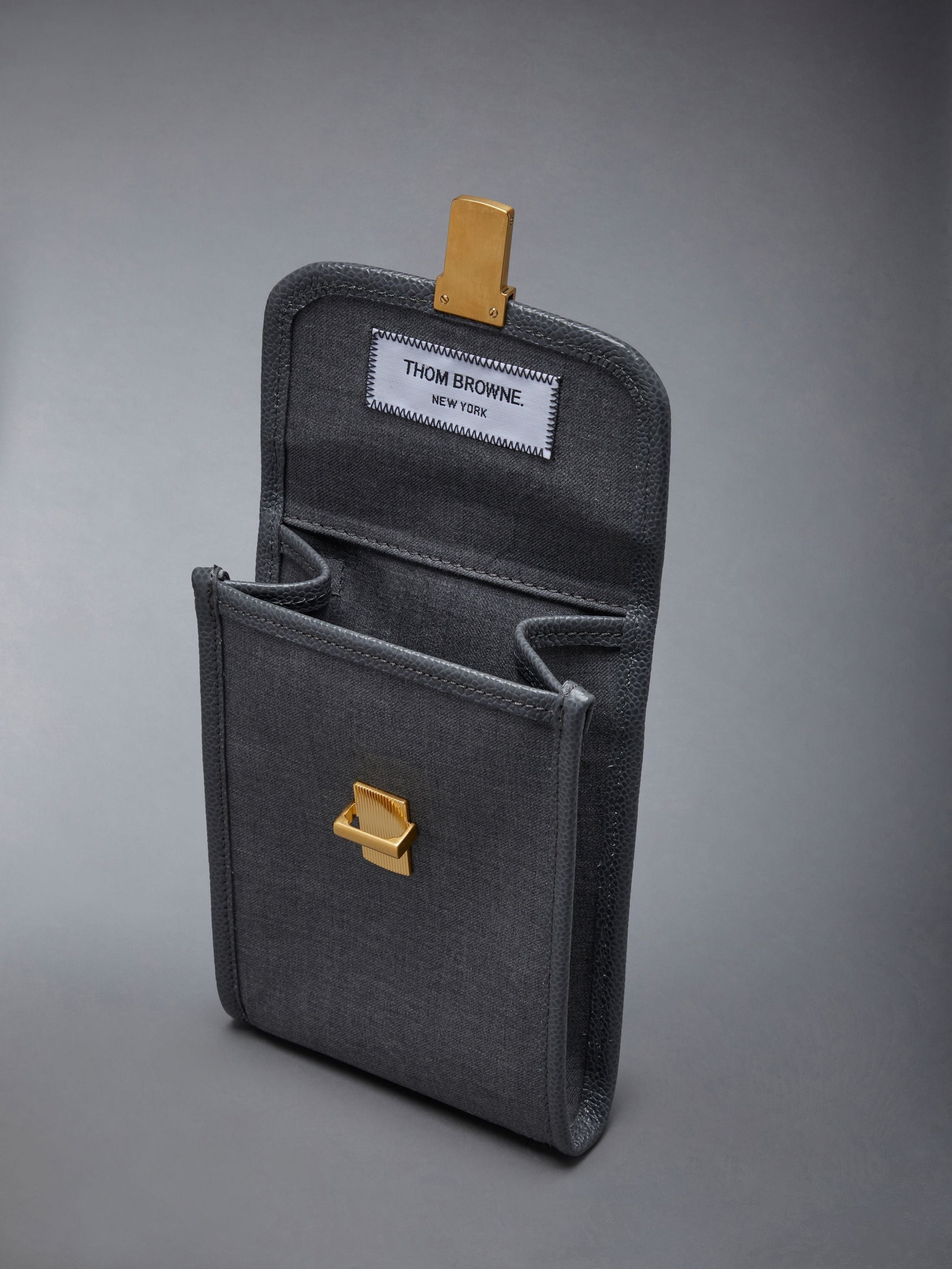 Super 120's Twill Crossbody Phone Holder - 4