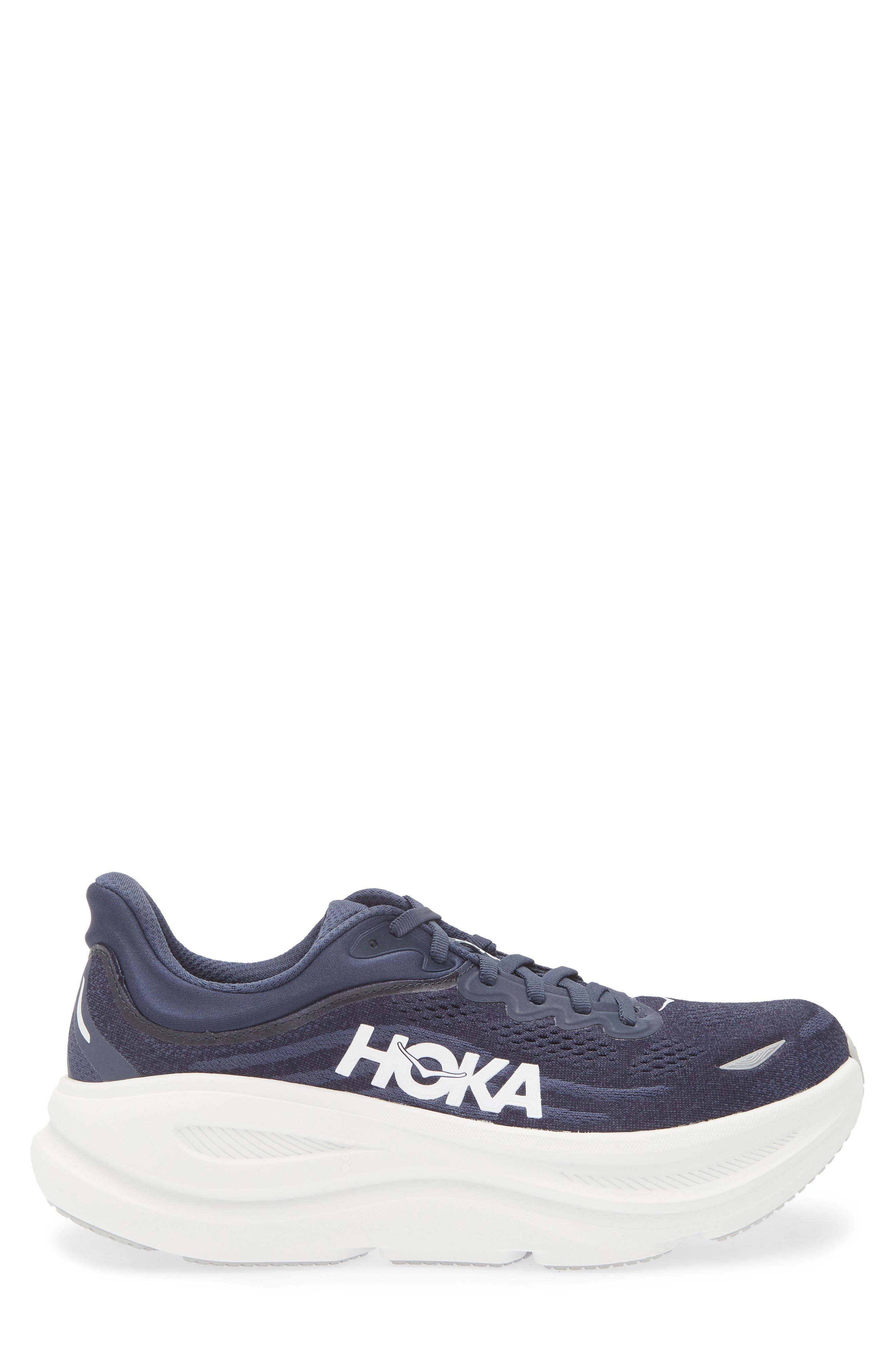 HOKA Bondi 9 Running Shoe in Varsity Navy /White at Nordstrom - 3