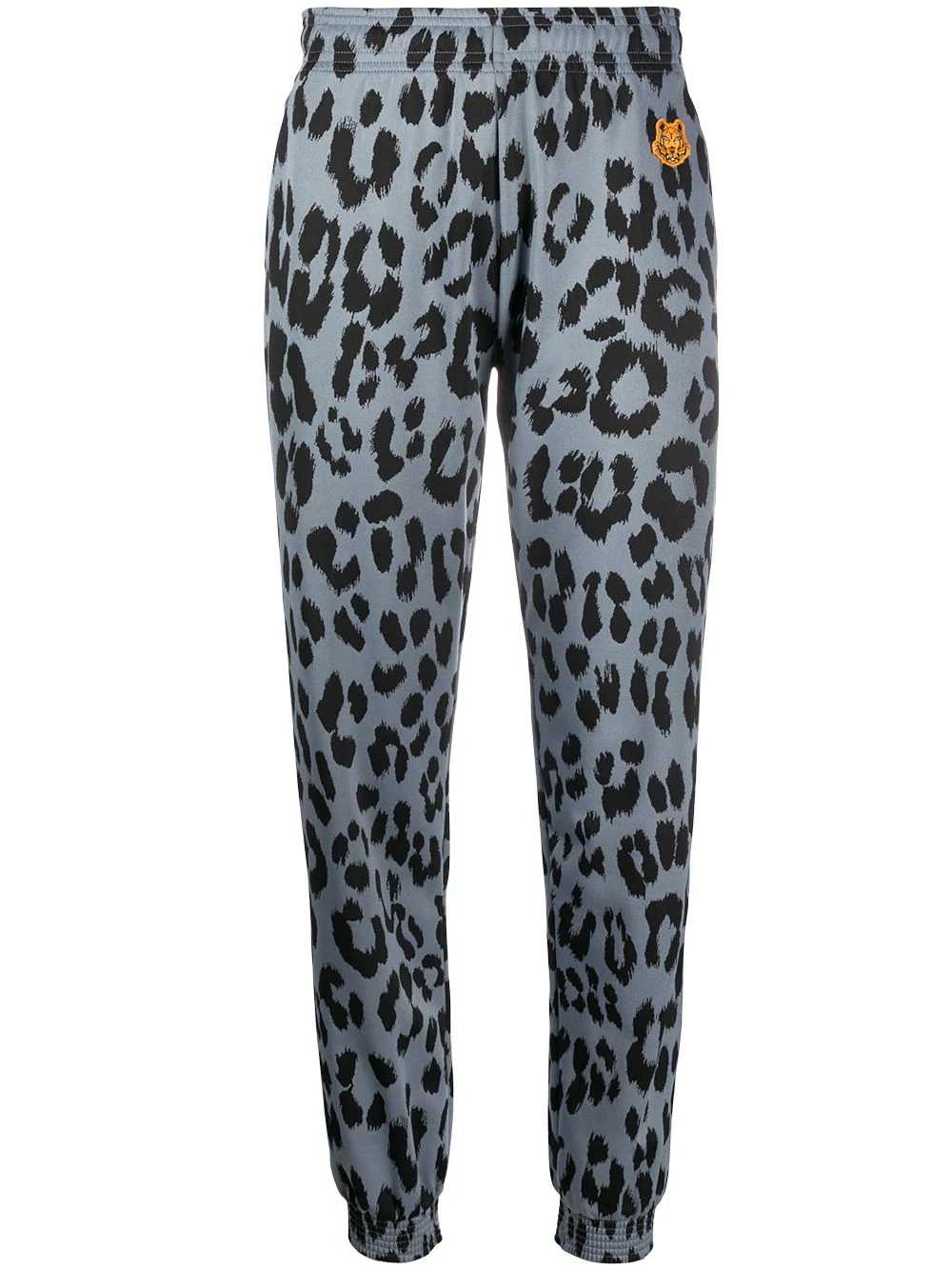 leopard print trousers - 1