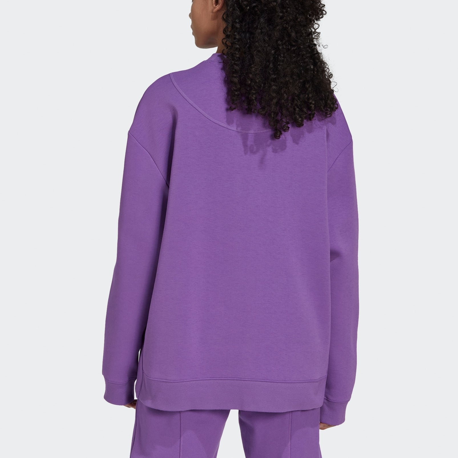 (WMNS) adidas By Stella McCartney Sportswear Sweatshirt 'Purple' HG2005 - 4