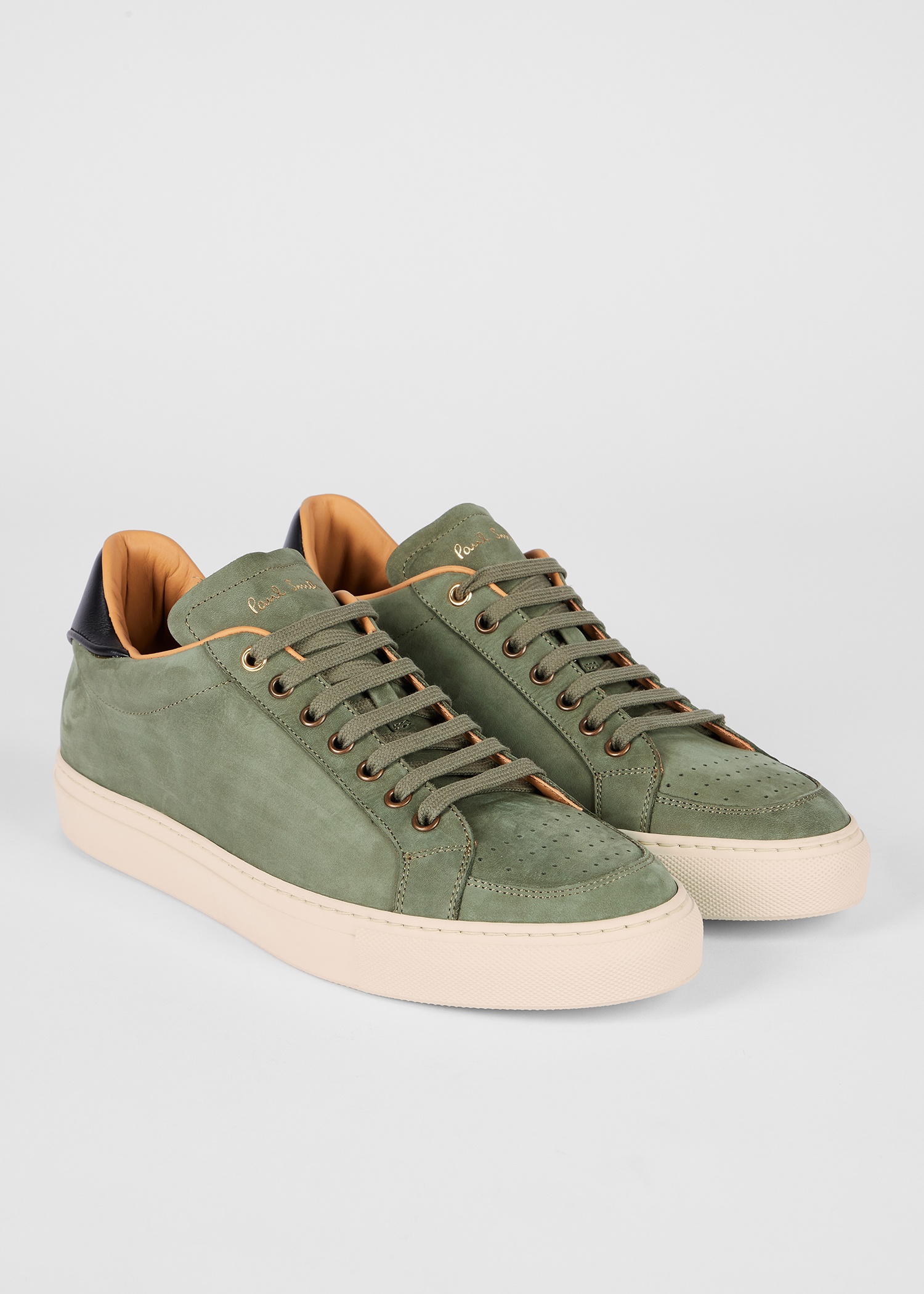 Khaki Nubuck 'Banff' Trainers - 2