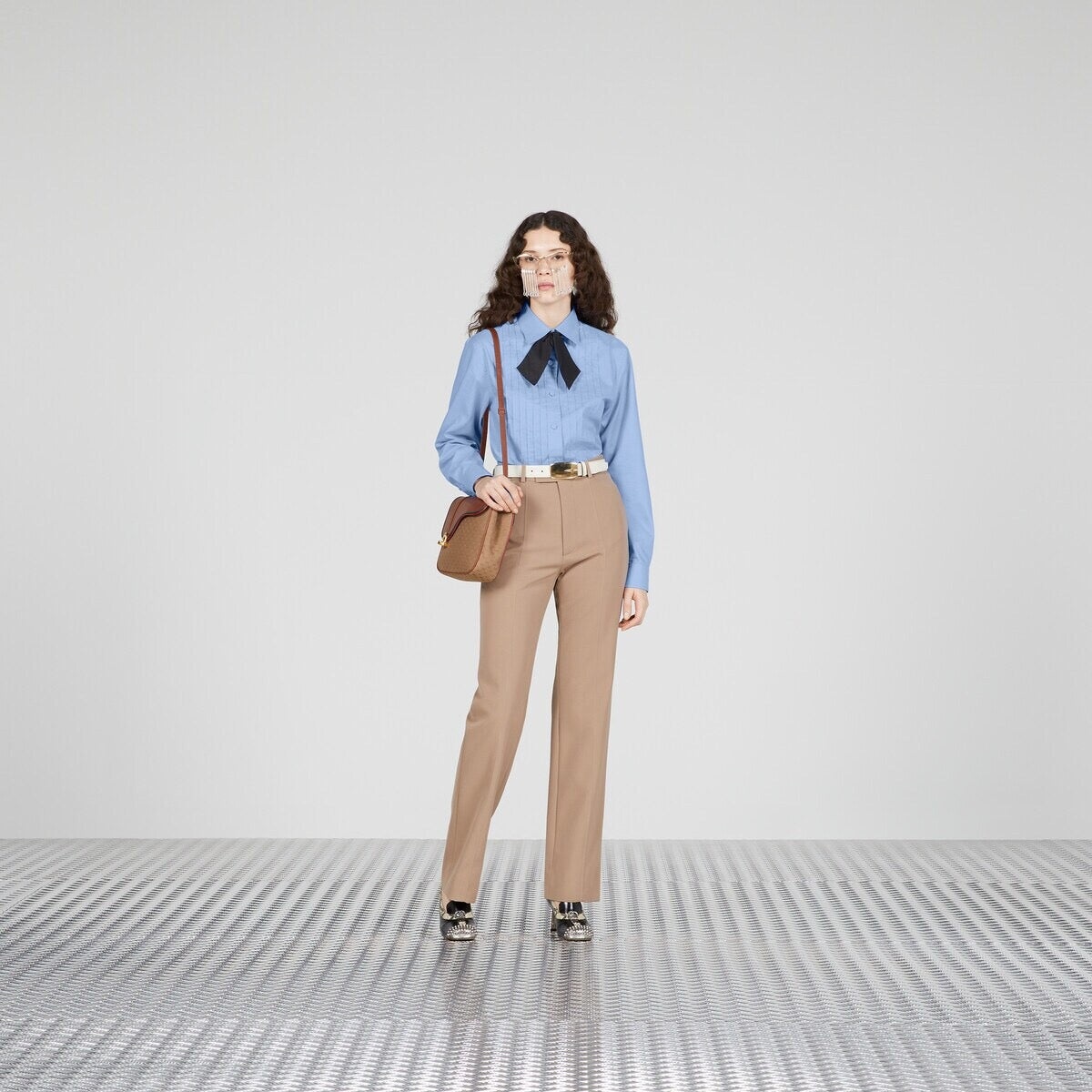 Gucci Oxford Cotton Pleats Shirt - 2