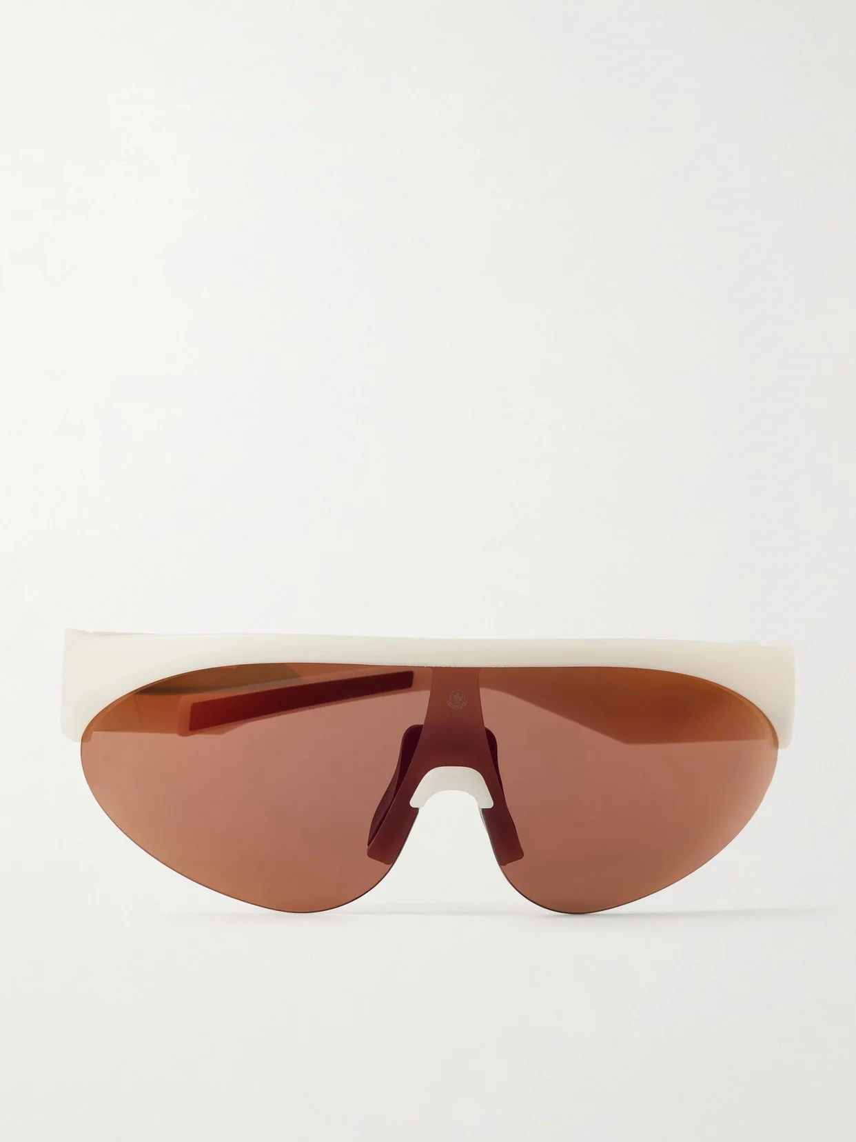 Round-frame Rubber Sunglasses - 1