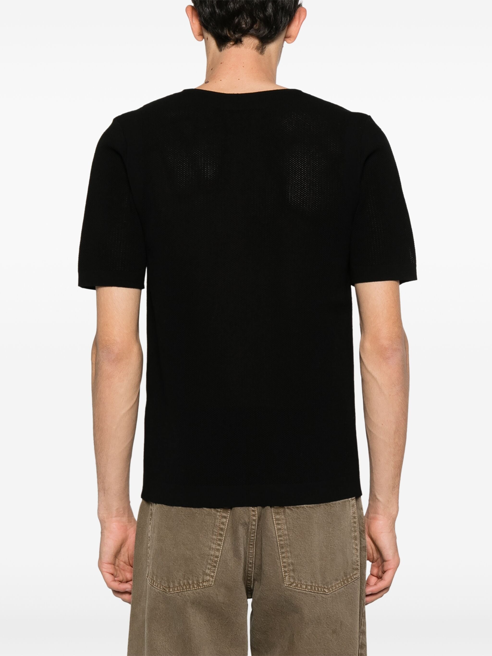 Open-knit T-shirt - 4