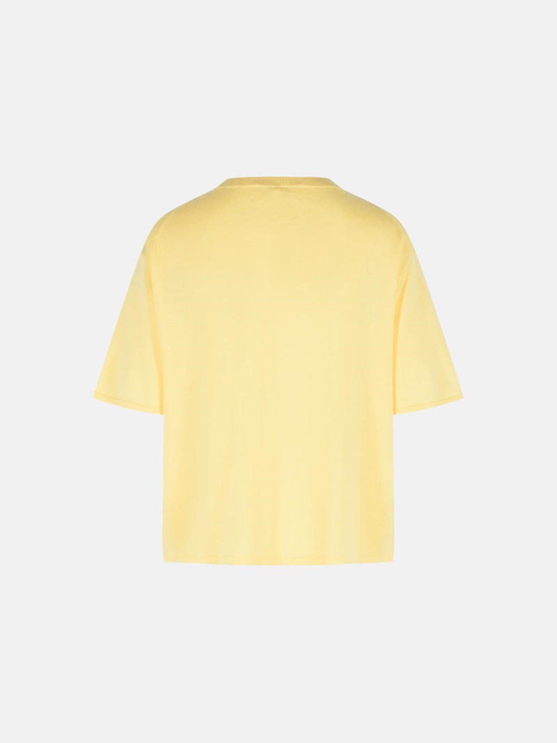 LISA YANG 'RUBIE' COTTON AND LEMON CASHMERE T-SHIRT outlook