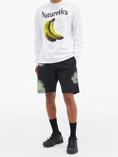 Christopher Kane Naturotica banana-print cotton T-shirt outlook