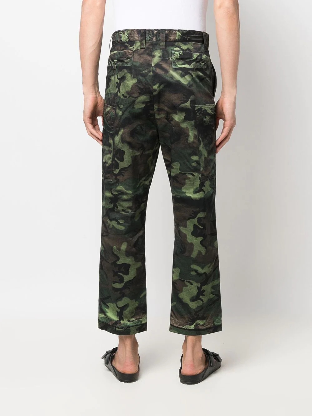 camouflage-print cargo trousers - 4