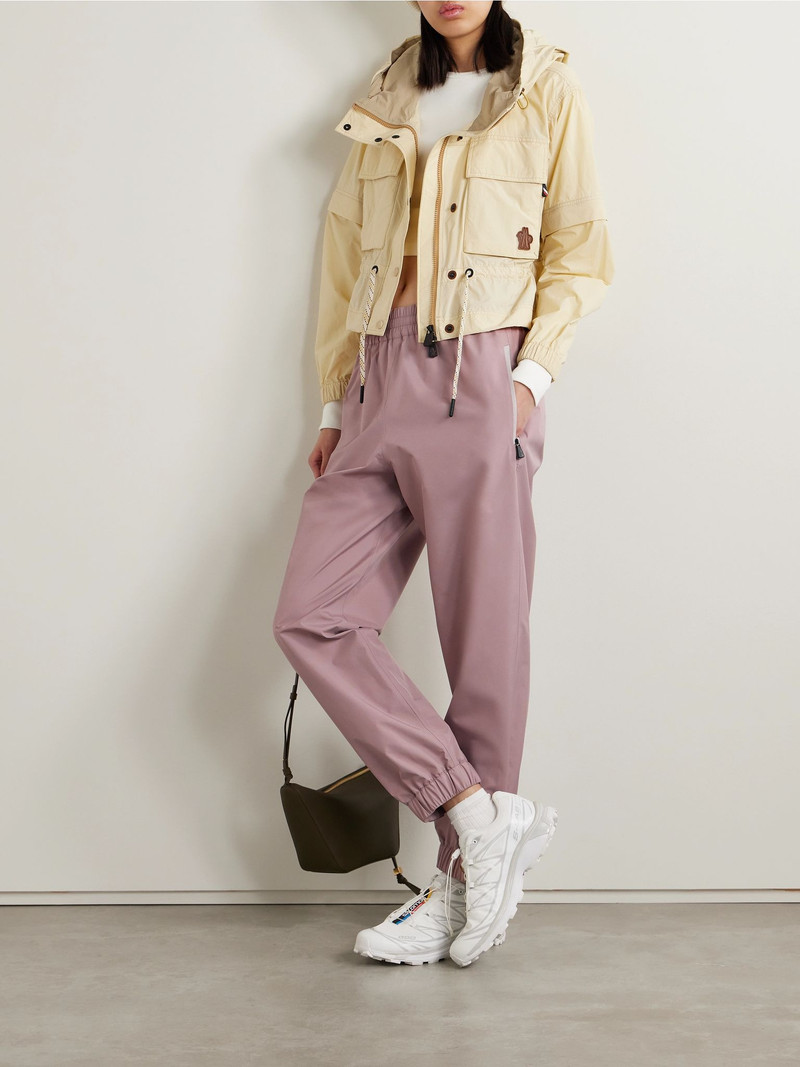 Moncler Grenoble Shell tapered pants Pink outlook