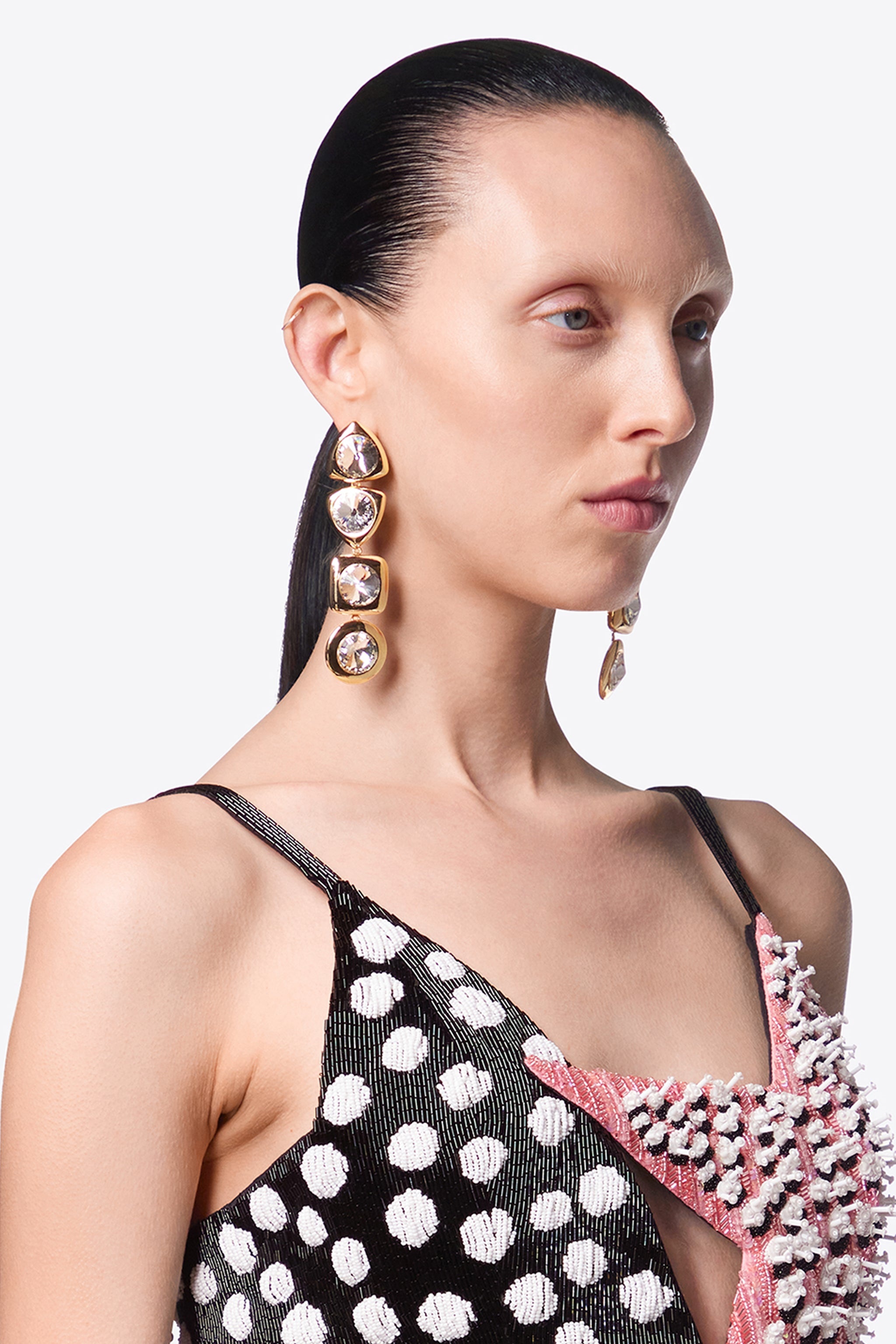 CRYSTAL DROP EARRINGS - 3