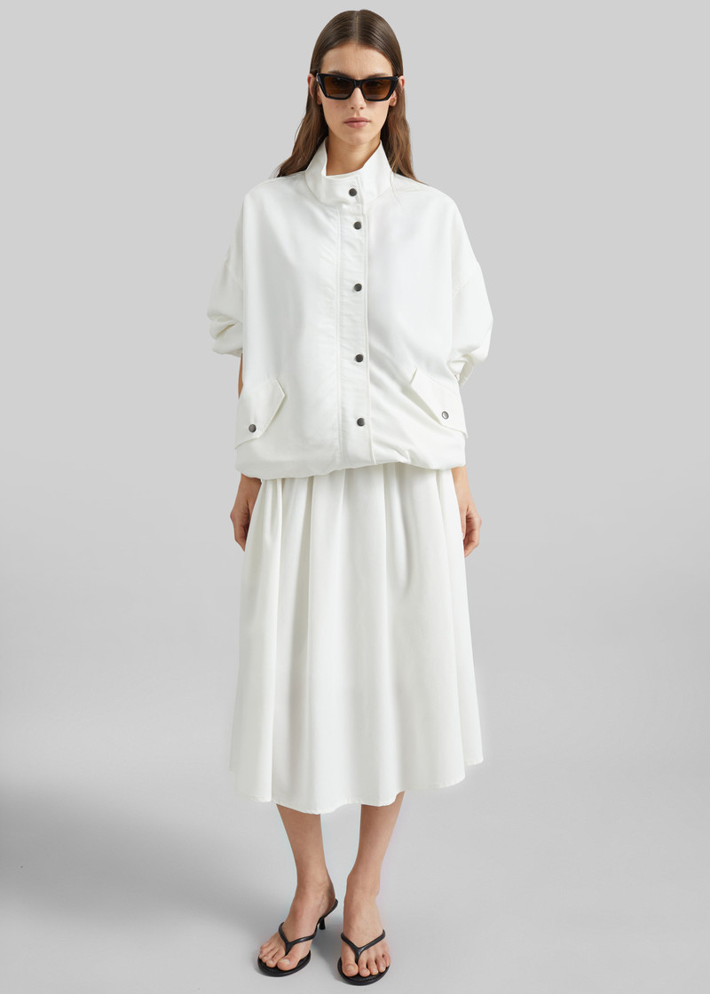 Bellona Blouson Jacket - White 8