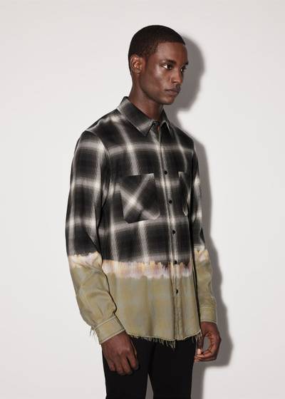 AMIRI BLEACH BANDANA PLAID outlook