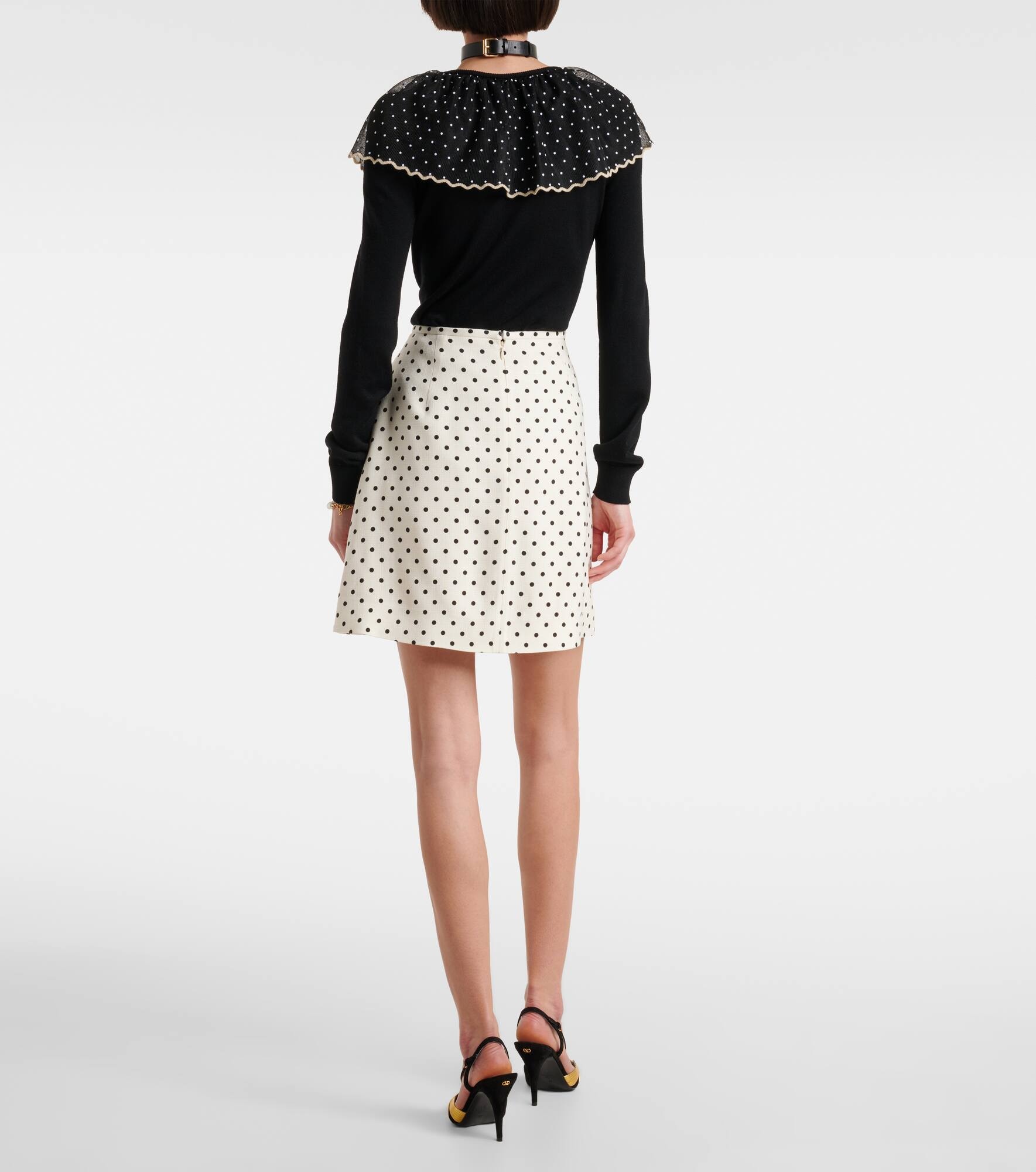 Polka-dot miniskirt - 3