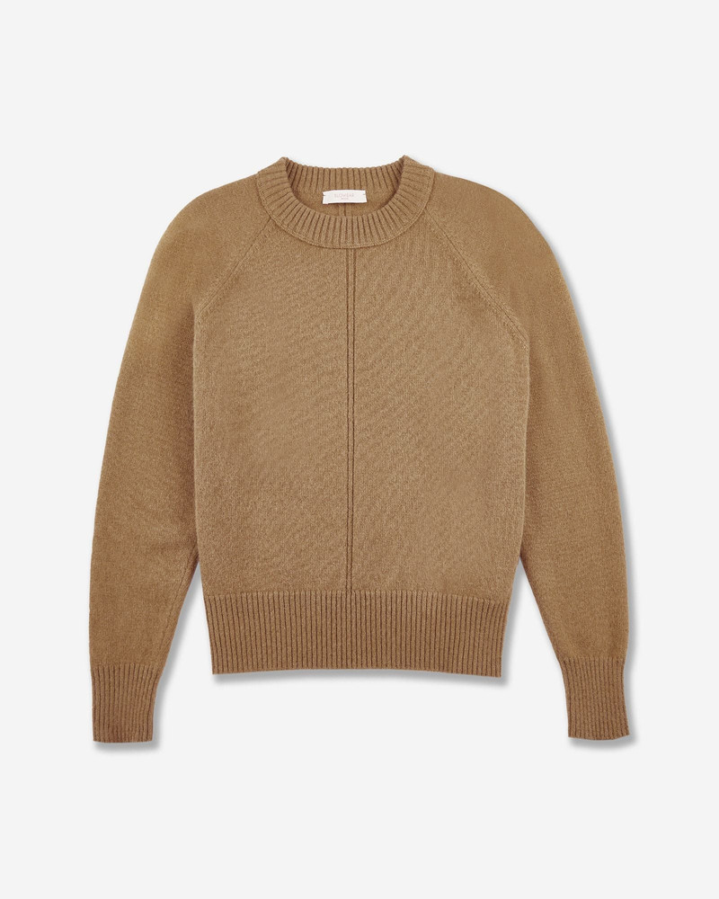 Regular fit crewneck sweater in wool and Angora 1