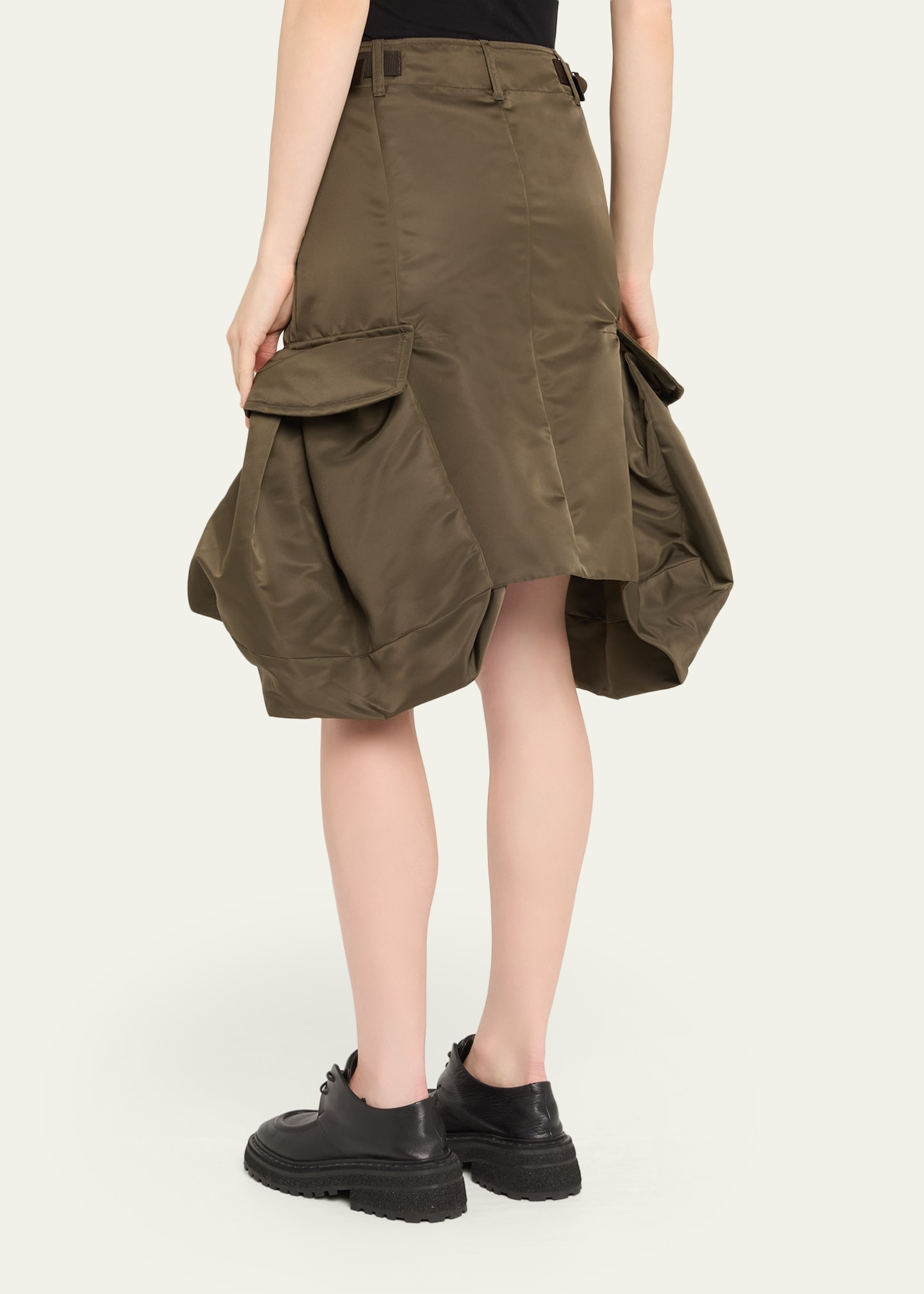 Nylon Cargo Skirt - 3